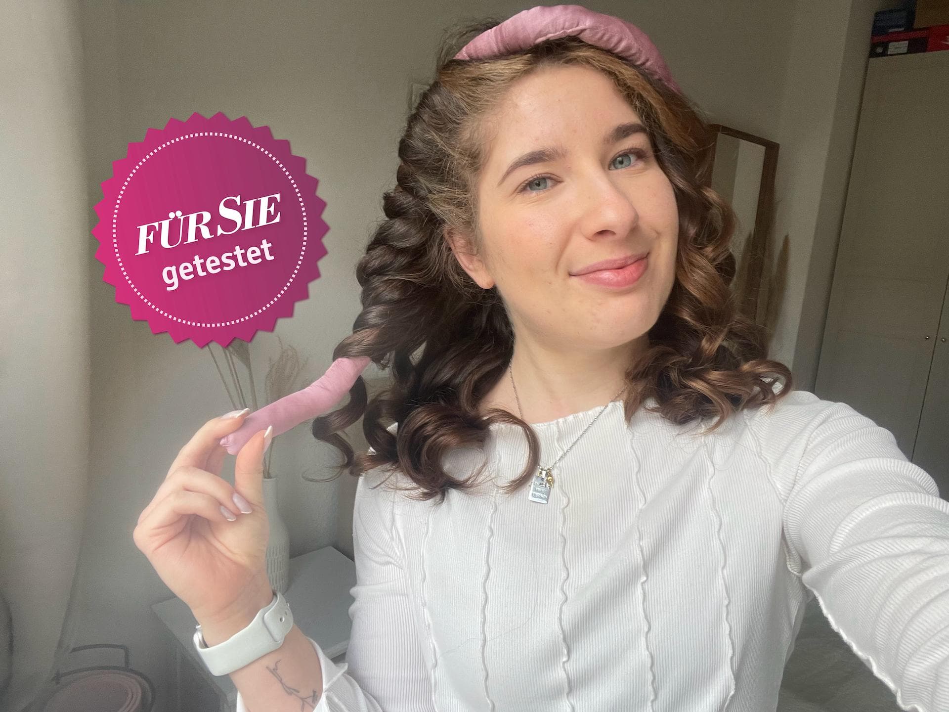 Redakteurin Laura Carstens testet Locken über Nacht