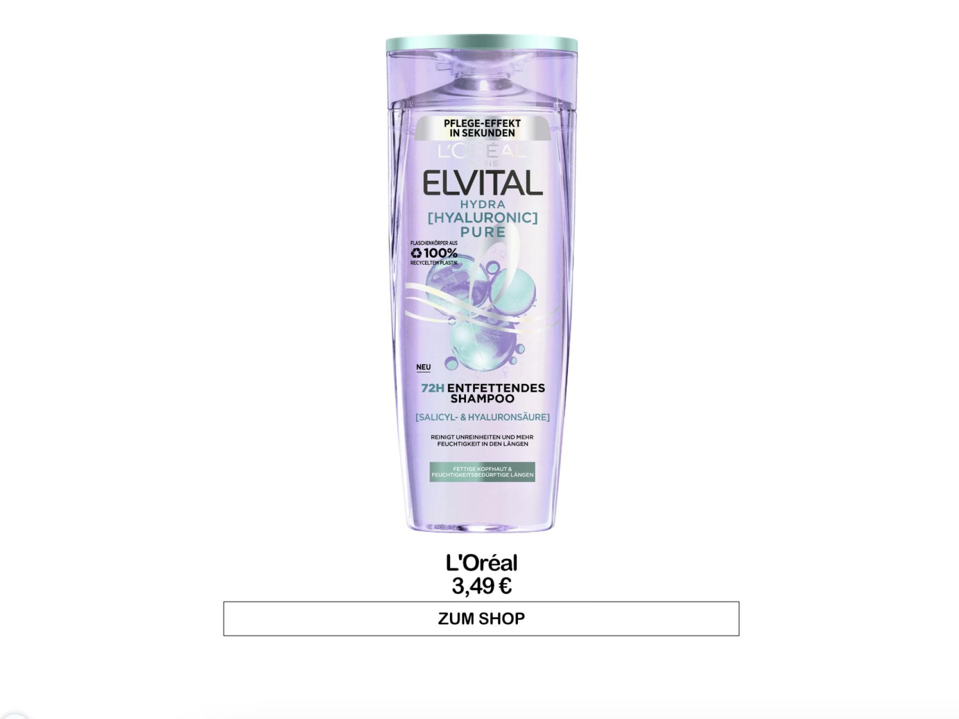 L'Oréal Elvital Salicylsäure Shampoo