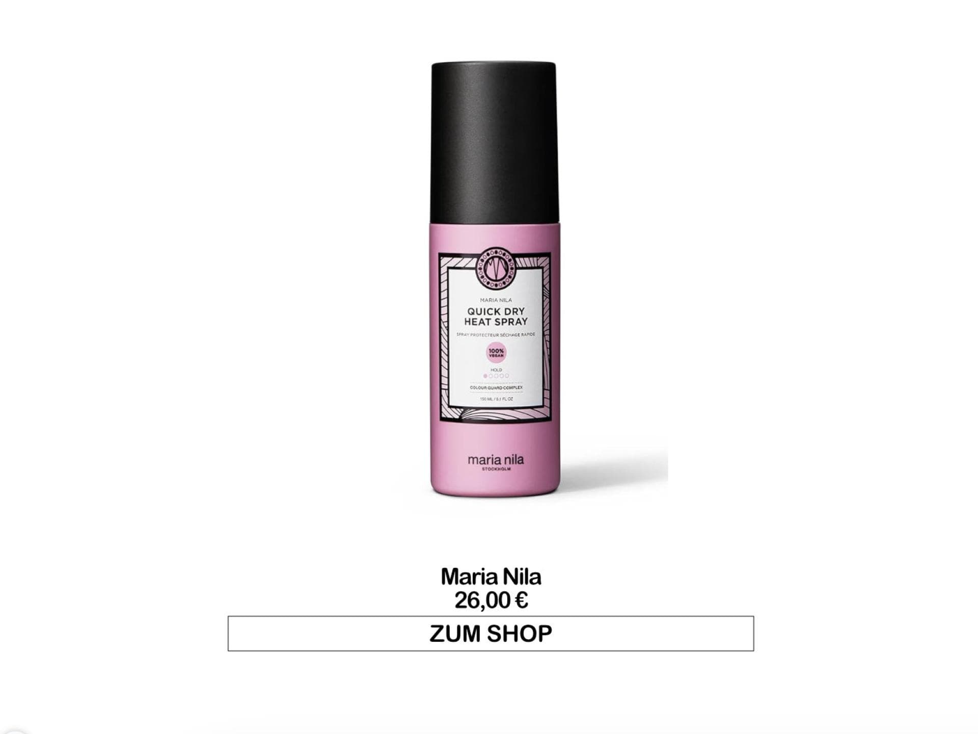 Hitzeschutzspray von Maria Nila 