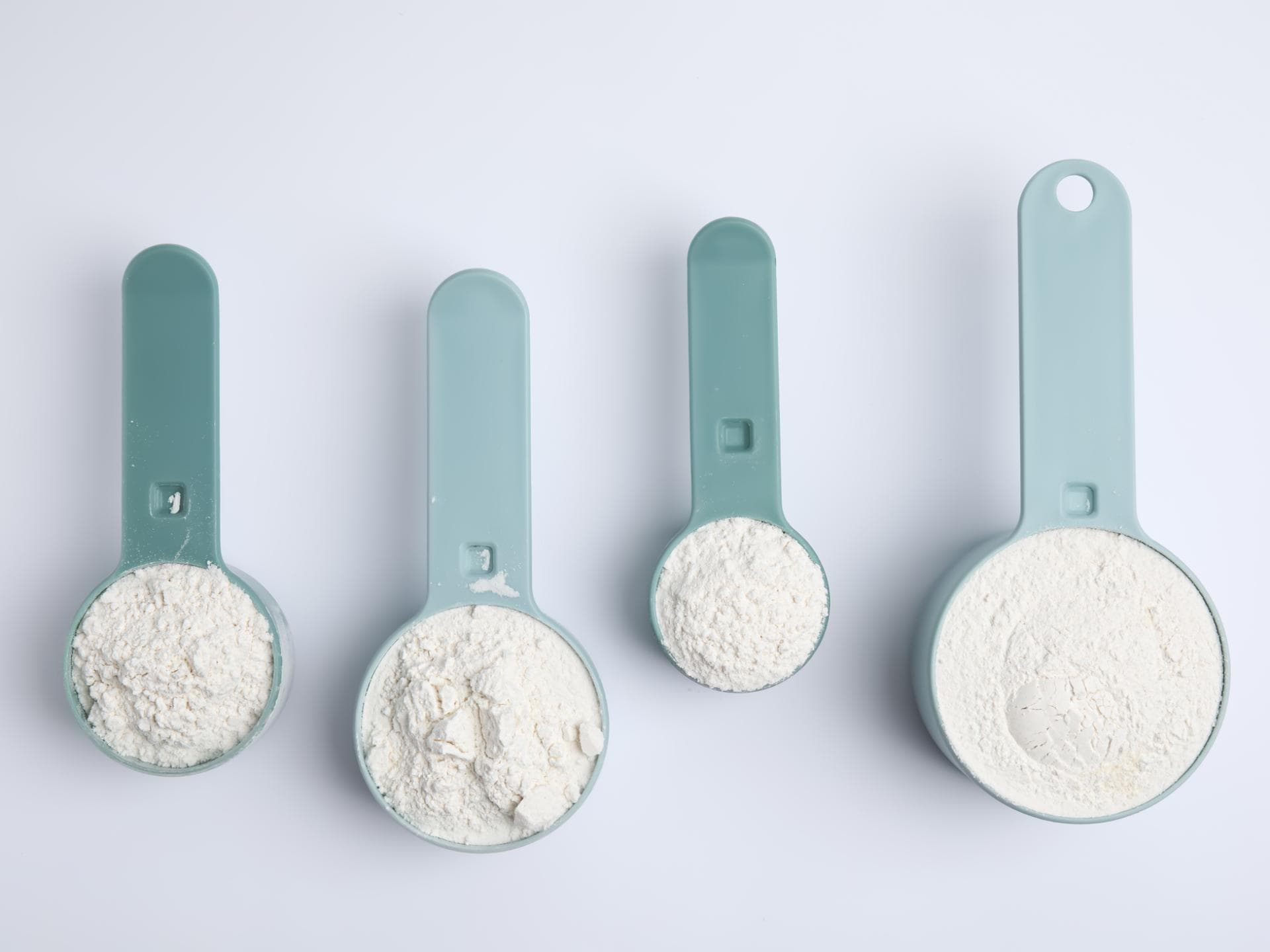 Proteinpulver Unterschiede in Messlöffeln