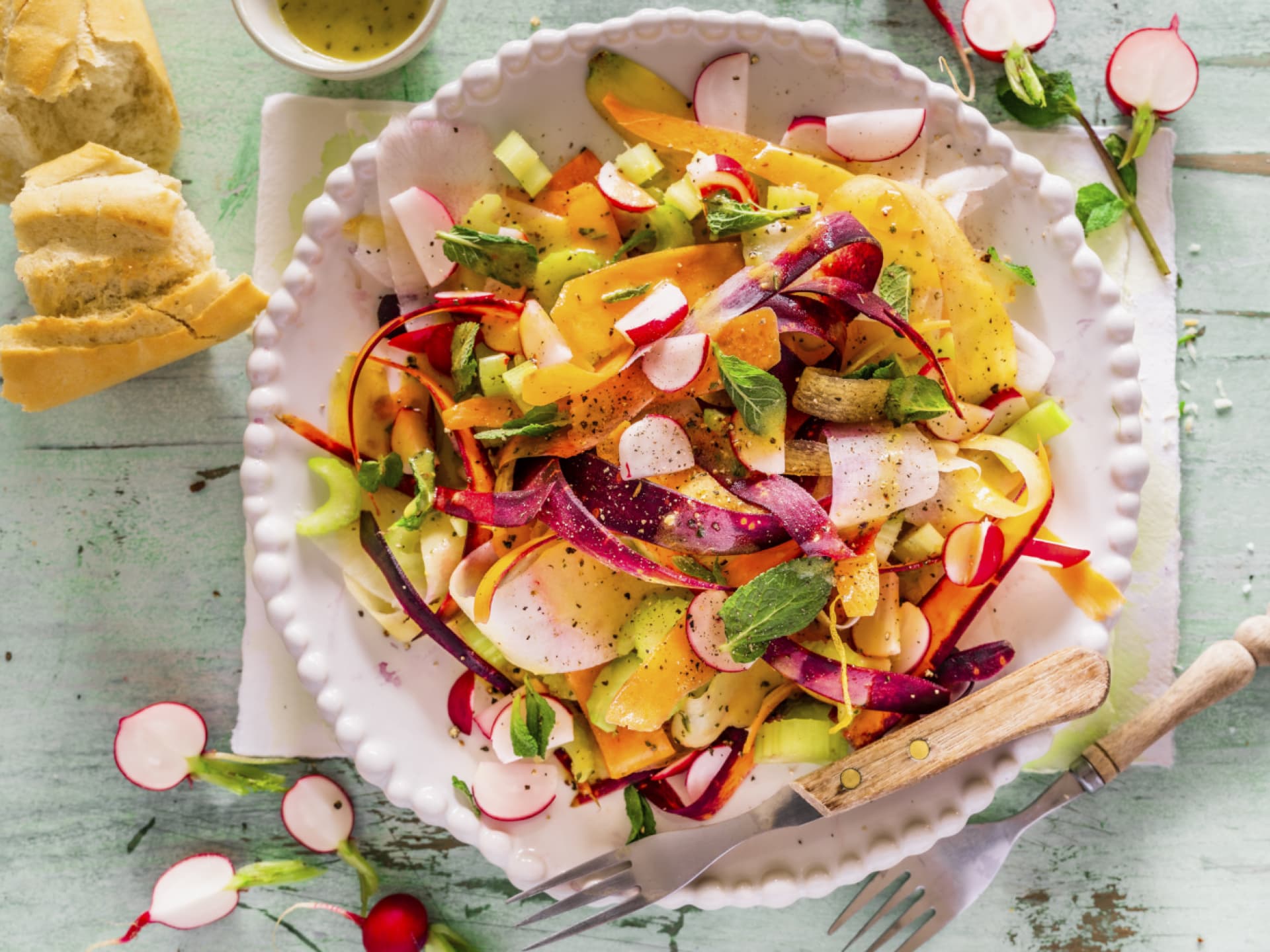 Möhrensalat mit Orangensaft-Dressing