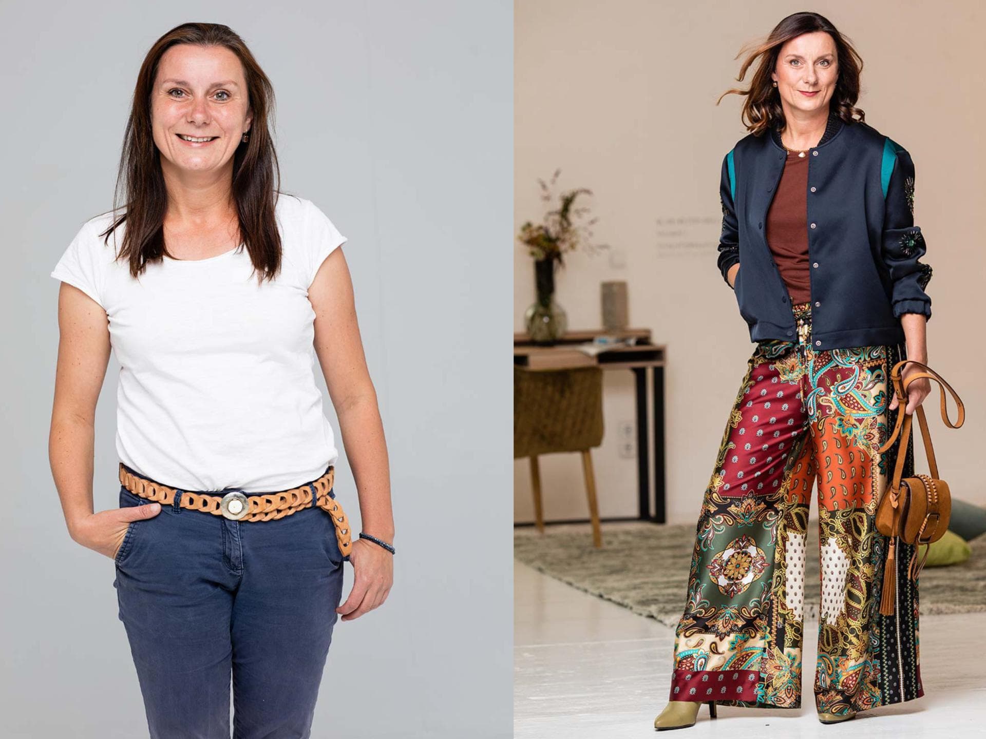 Ewa vor und nach dem FÜR SIE Umstyling