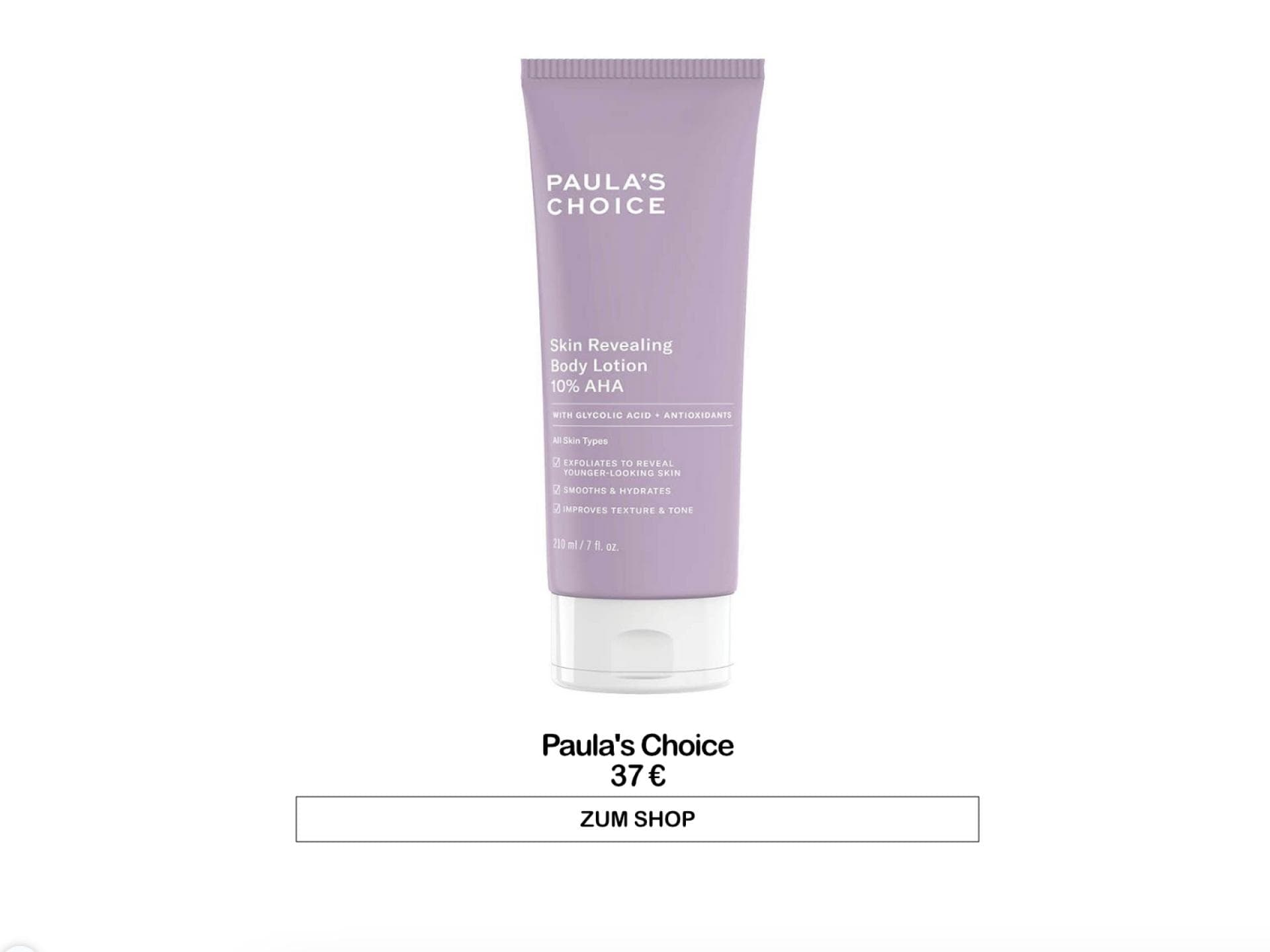 Paula's Choice AHA Bodylotion