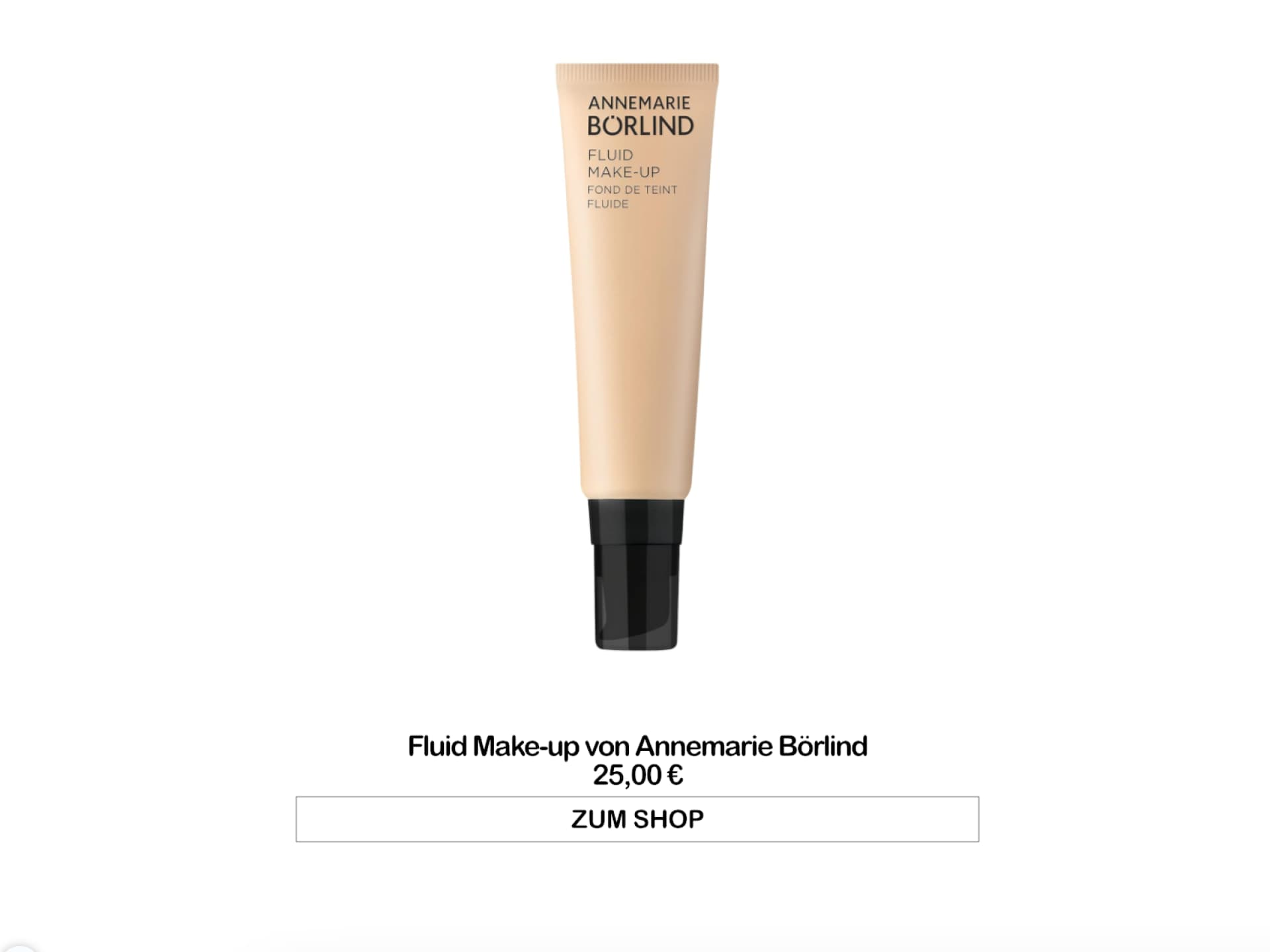 Fluid Make-up von Annemarie Börlind
