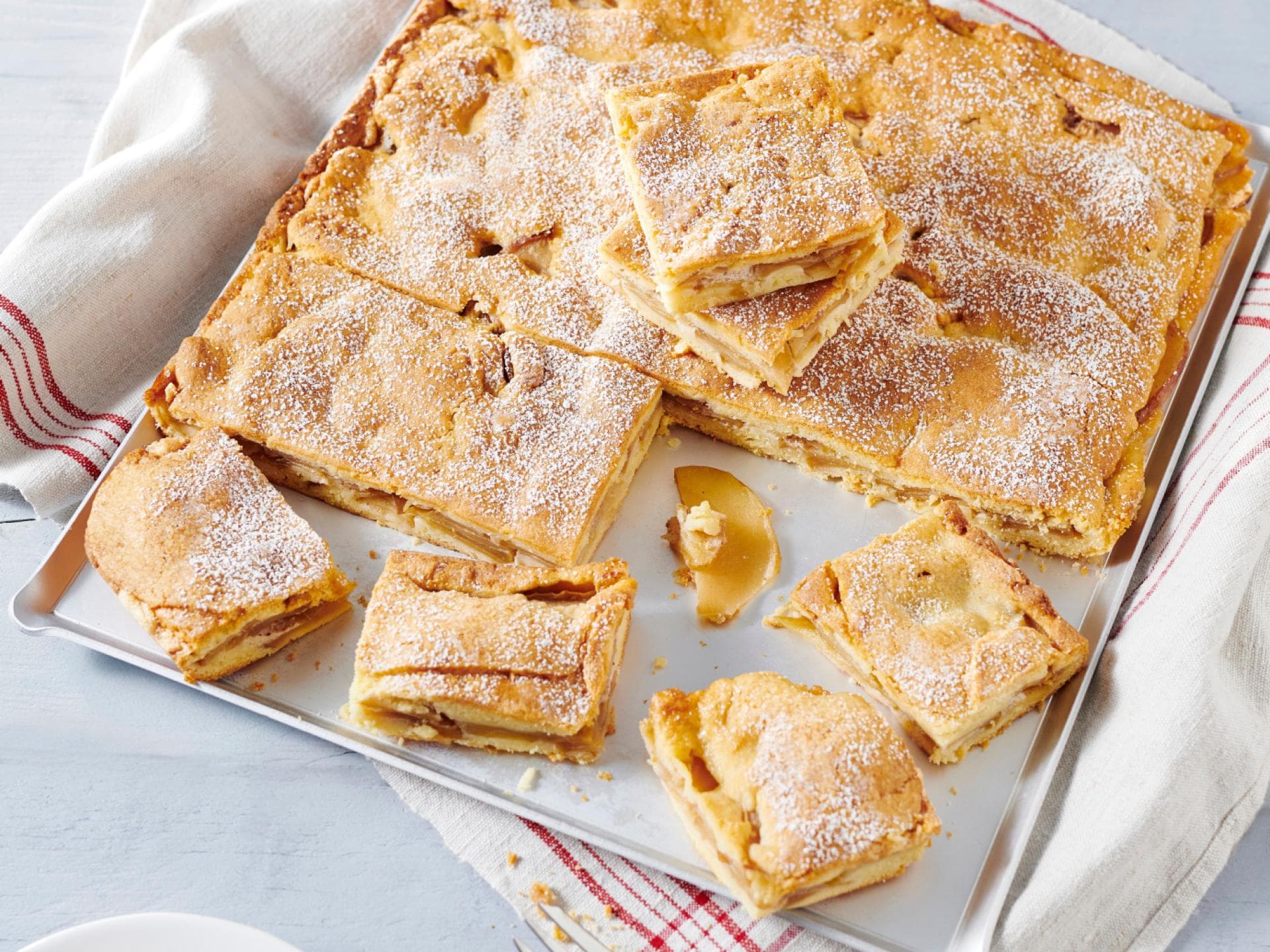 Apfelkuchen vom Blech