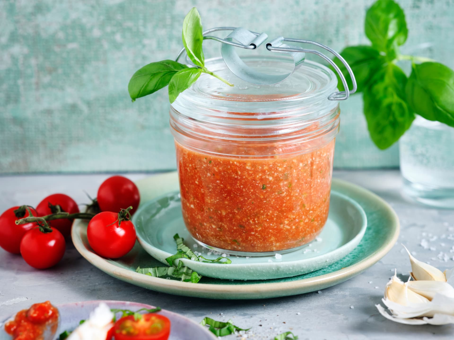 Selbst gemachtes Pesto alla trapanese