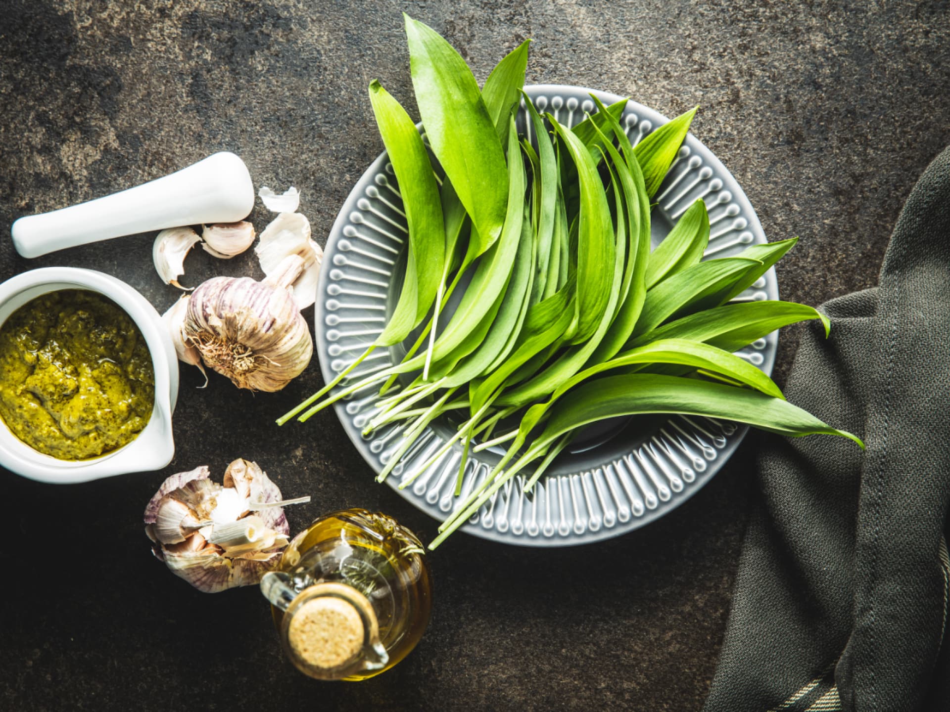 Selbst gemachtes Bärlauch-Pesto