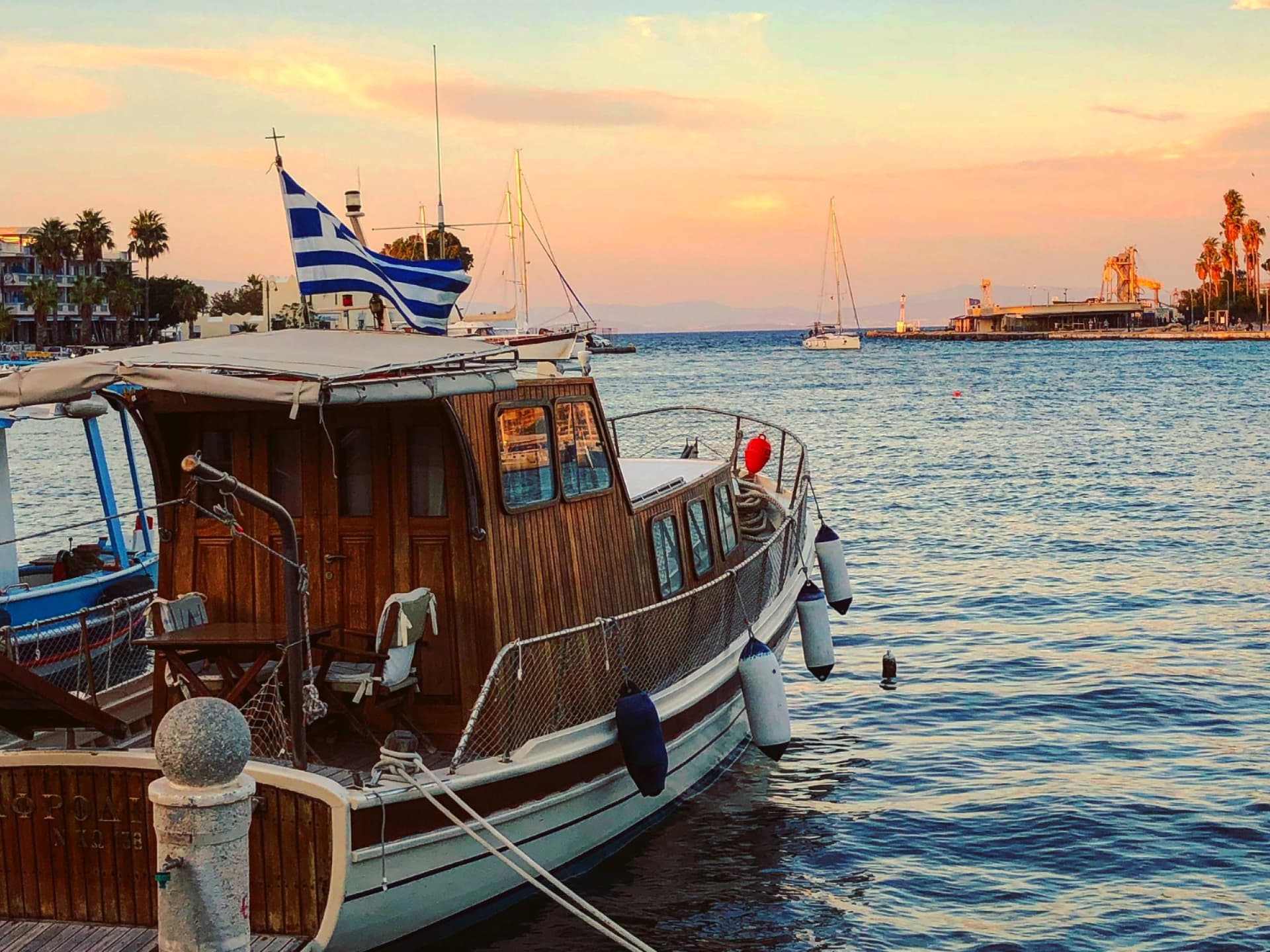 Bucht der griechischen Insel Kos