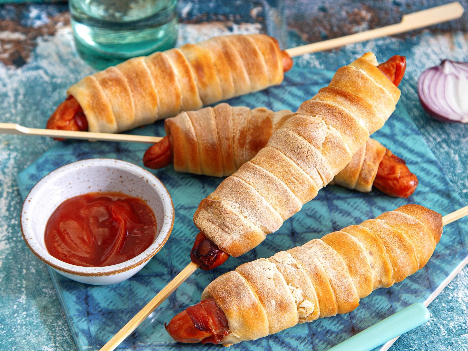 Stockbrot-Hot Dog 