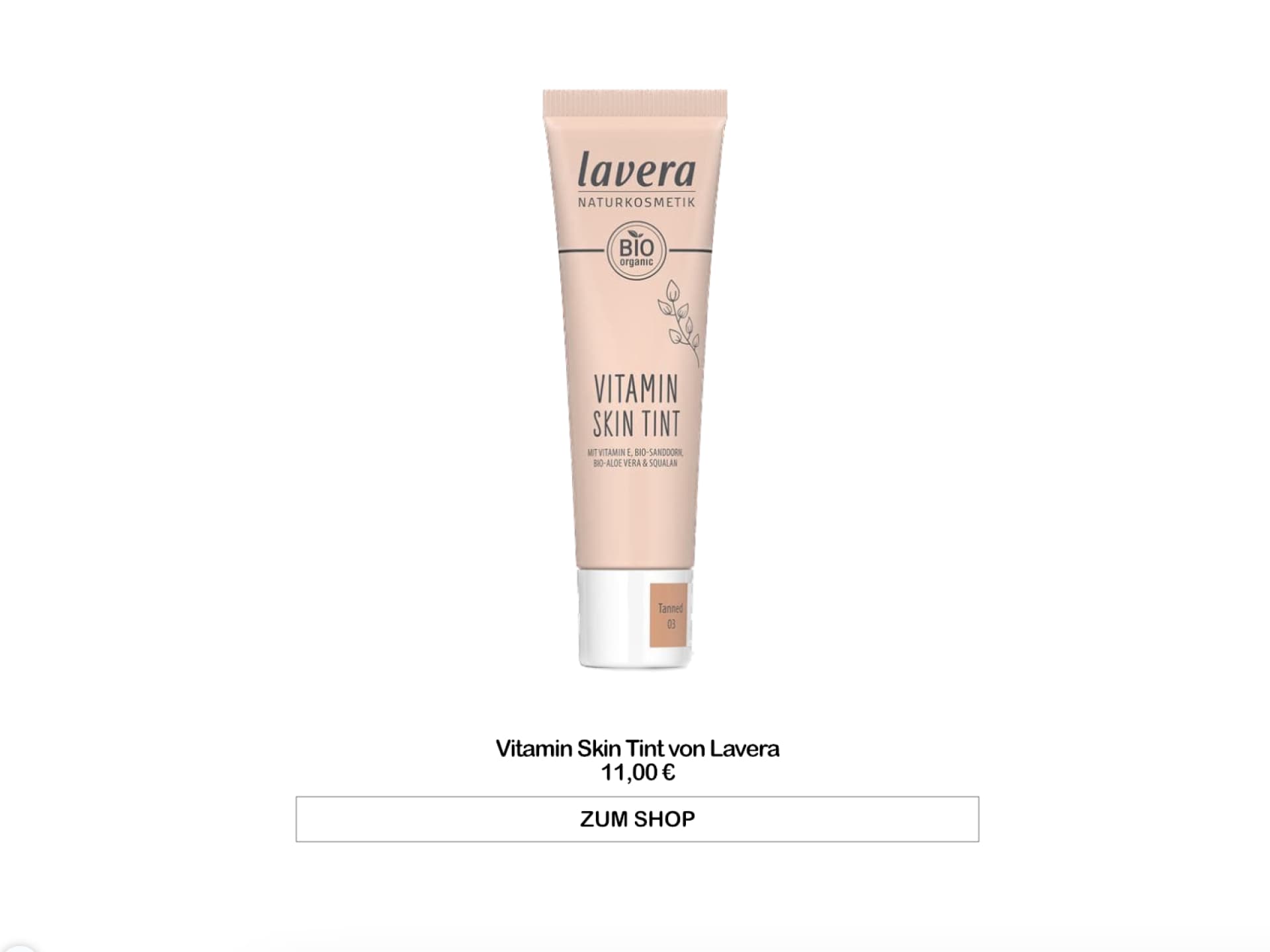 Vitamin Skin Tint von Lavera