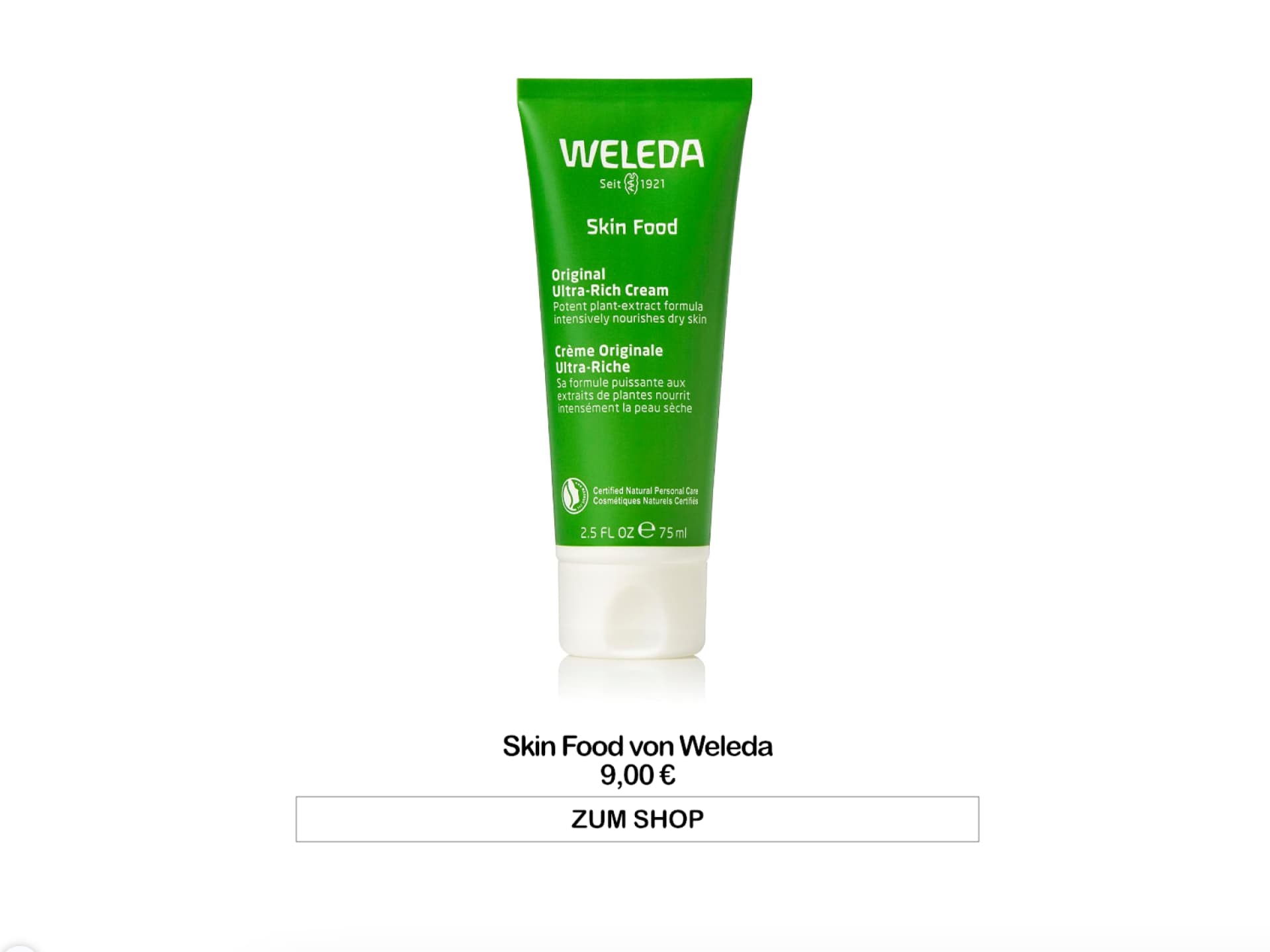 Skin Food Creme von Weleda