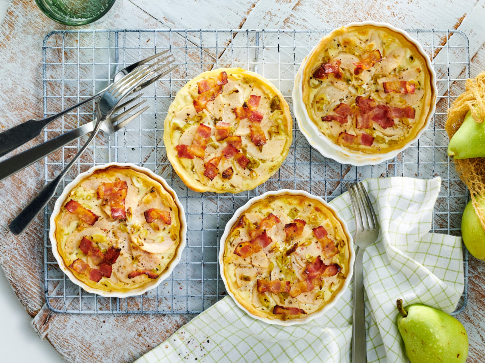 Birnen-Bacon-Quiche