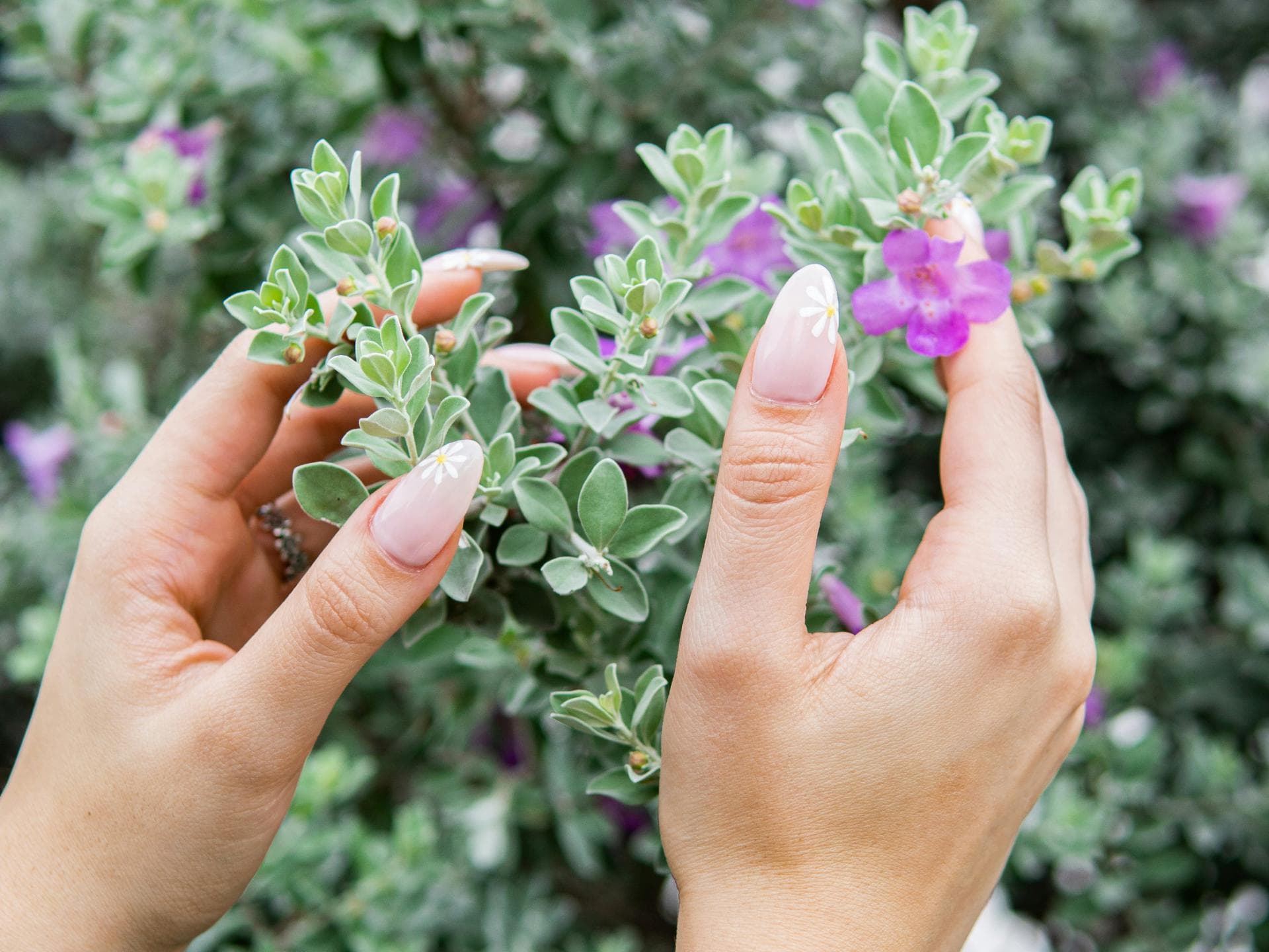 Fingernägel mit Blumendesign Fingernägel mit Blumendesign