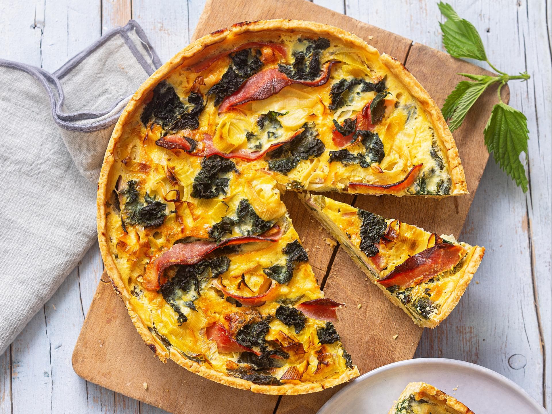 Brennnessel-Quiche 