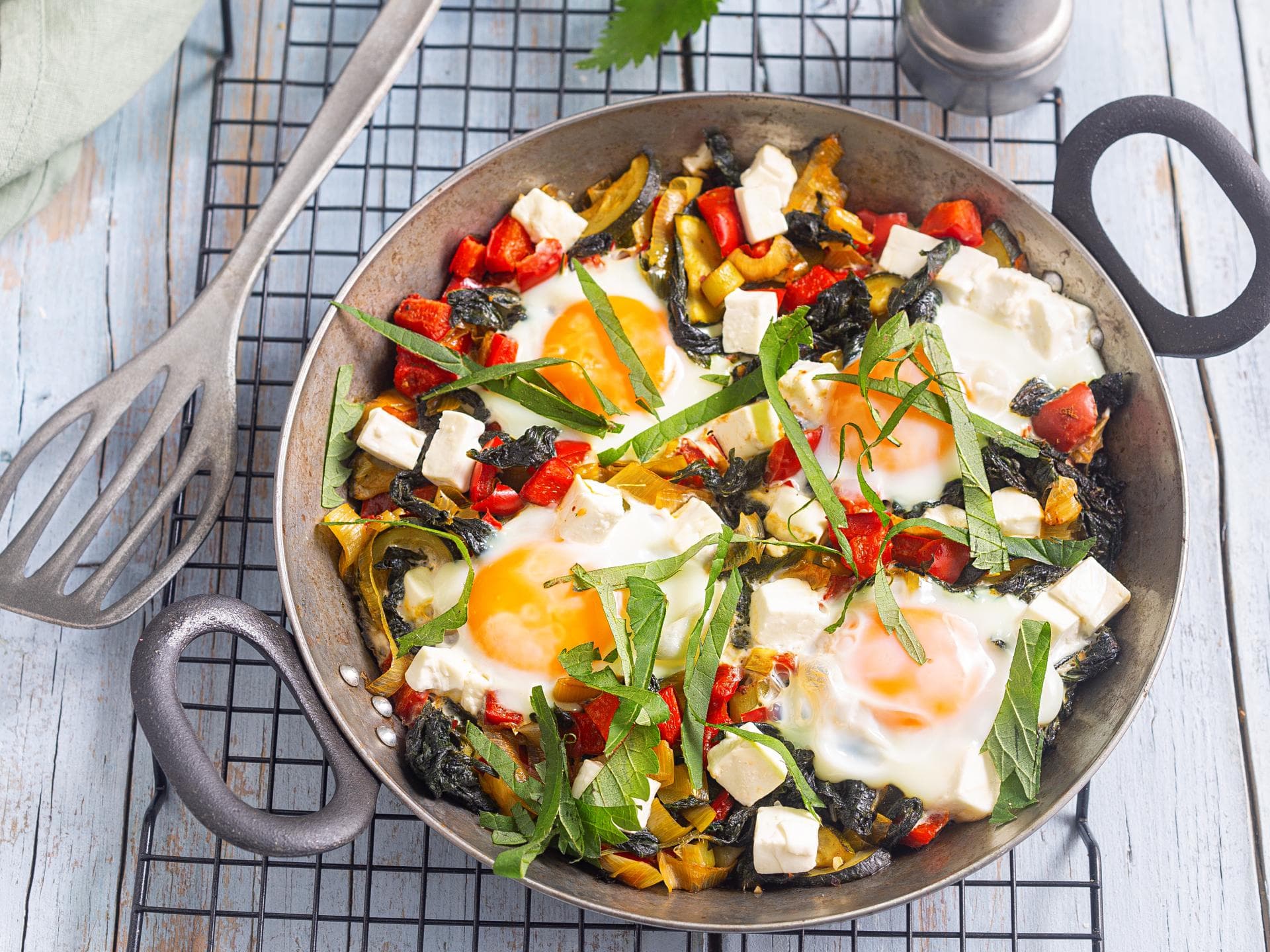 Brennnessel-Shakshuka 