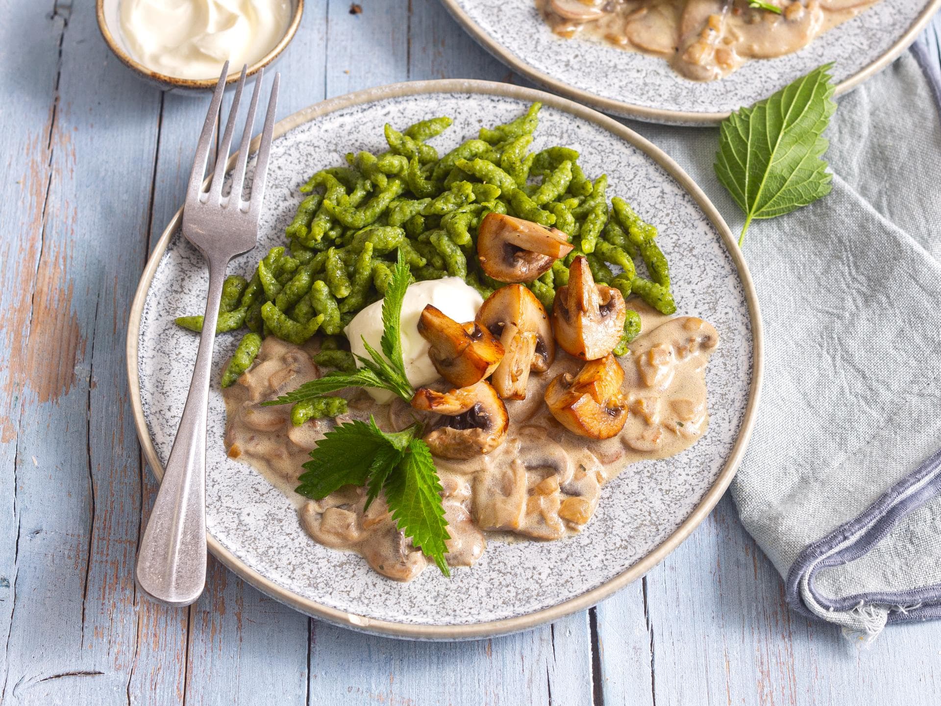 Brennnessel-Spätzle 