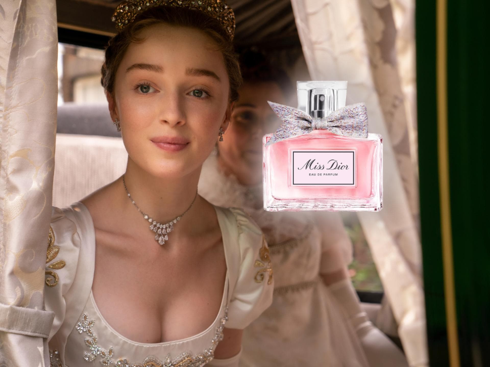 Daphne aus Bridgerton mit Miss Dior Parfum Daphne aus Bridgerton mit Miss Dior Parfum