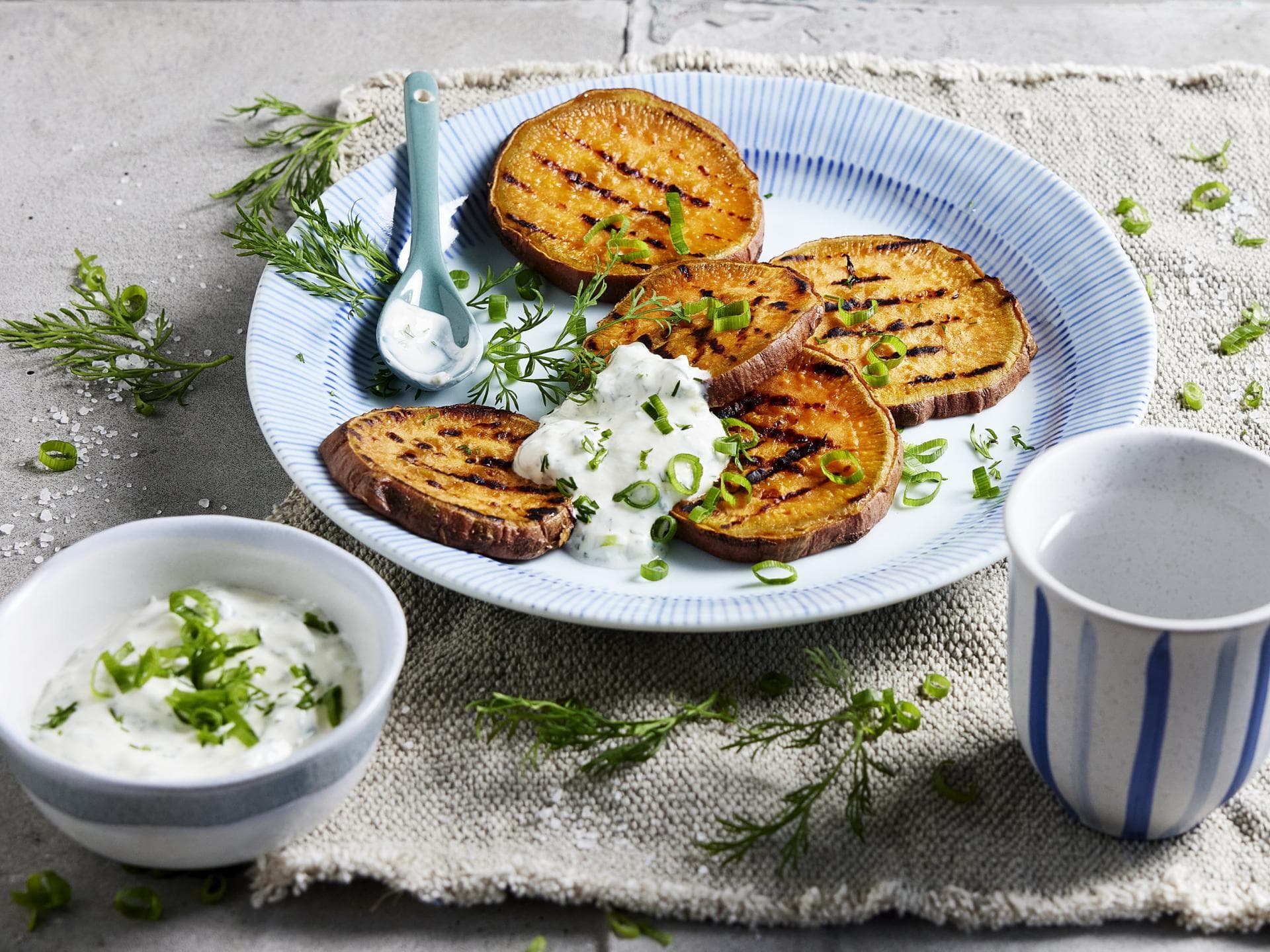 Süßkartoffel vom Grill