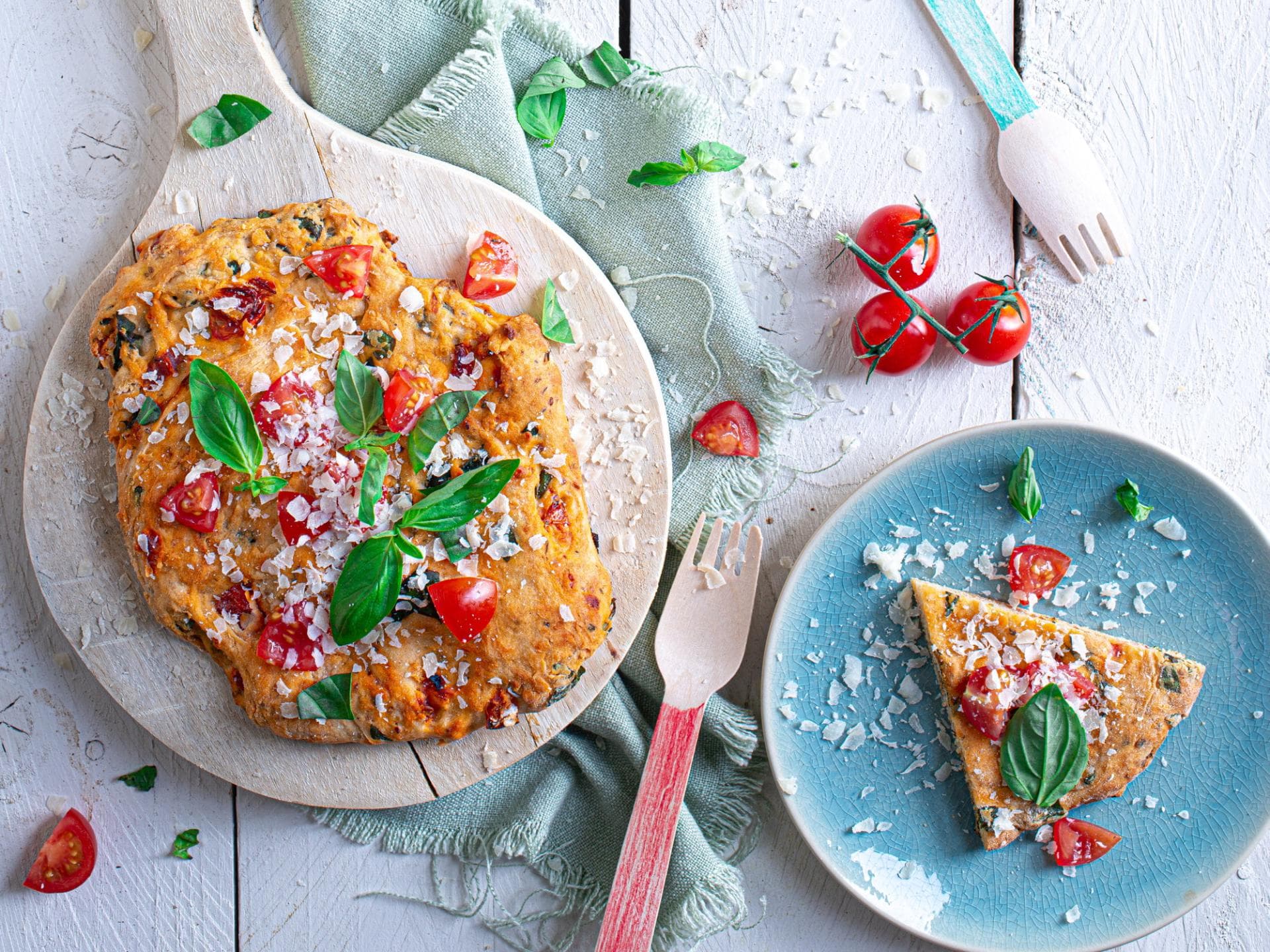Schnelle Schüttelpizza Schnelle Schüttelpizza