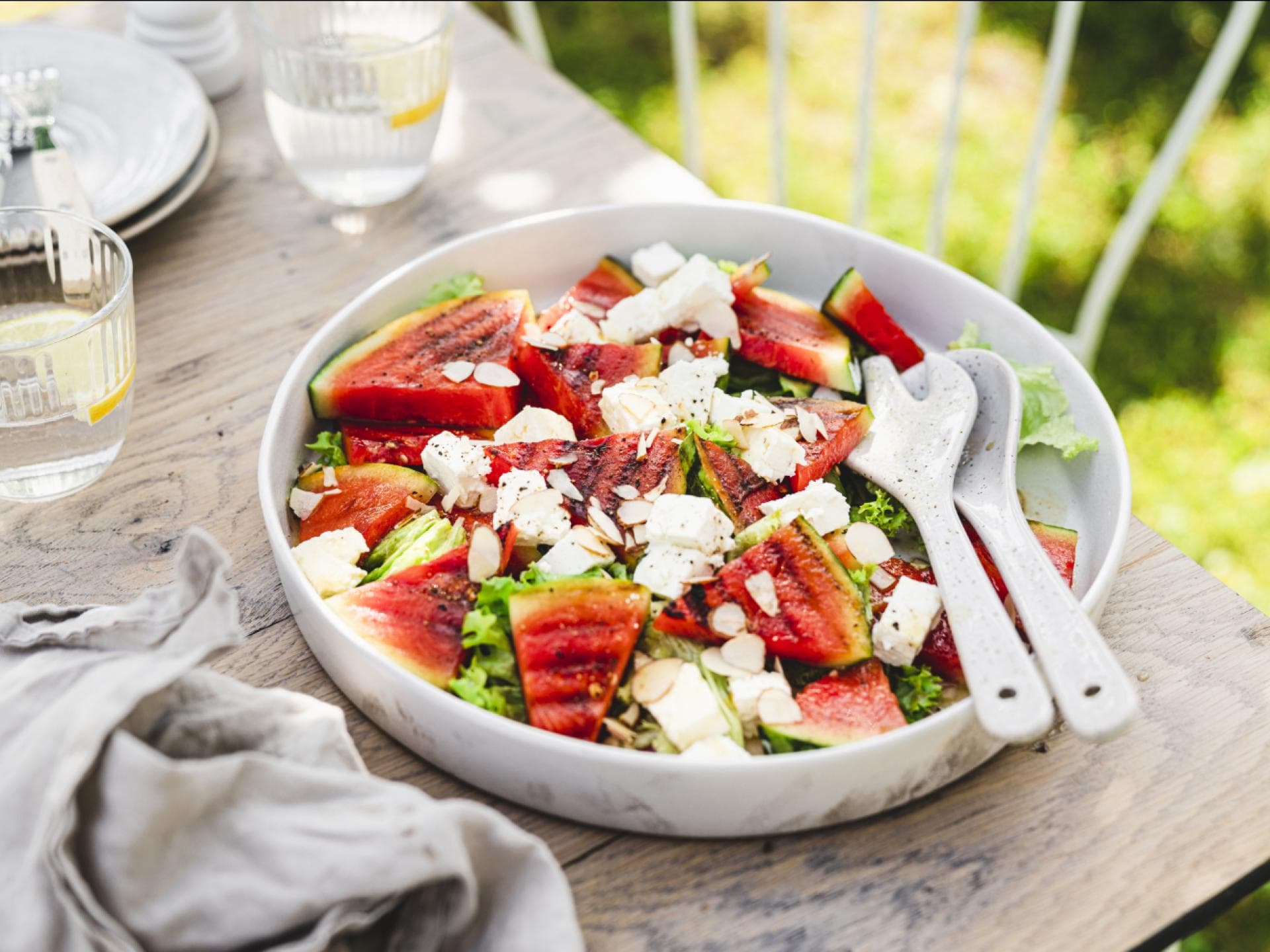 Gegrillte Wassermelone 