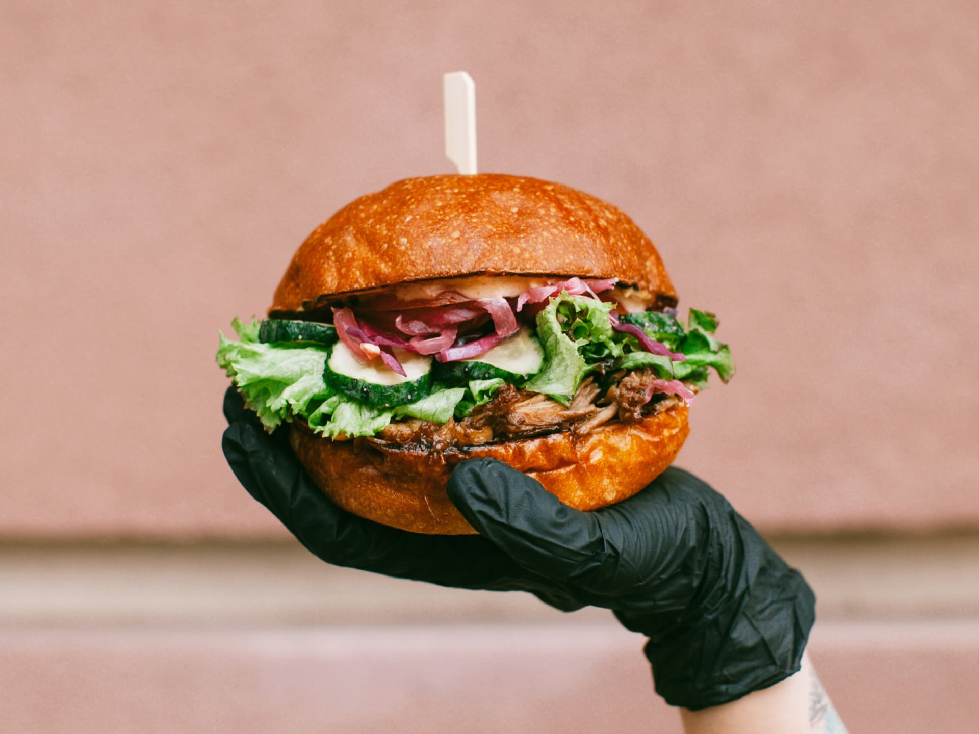 Burger fürs Grillbuffet