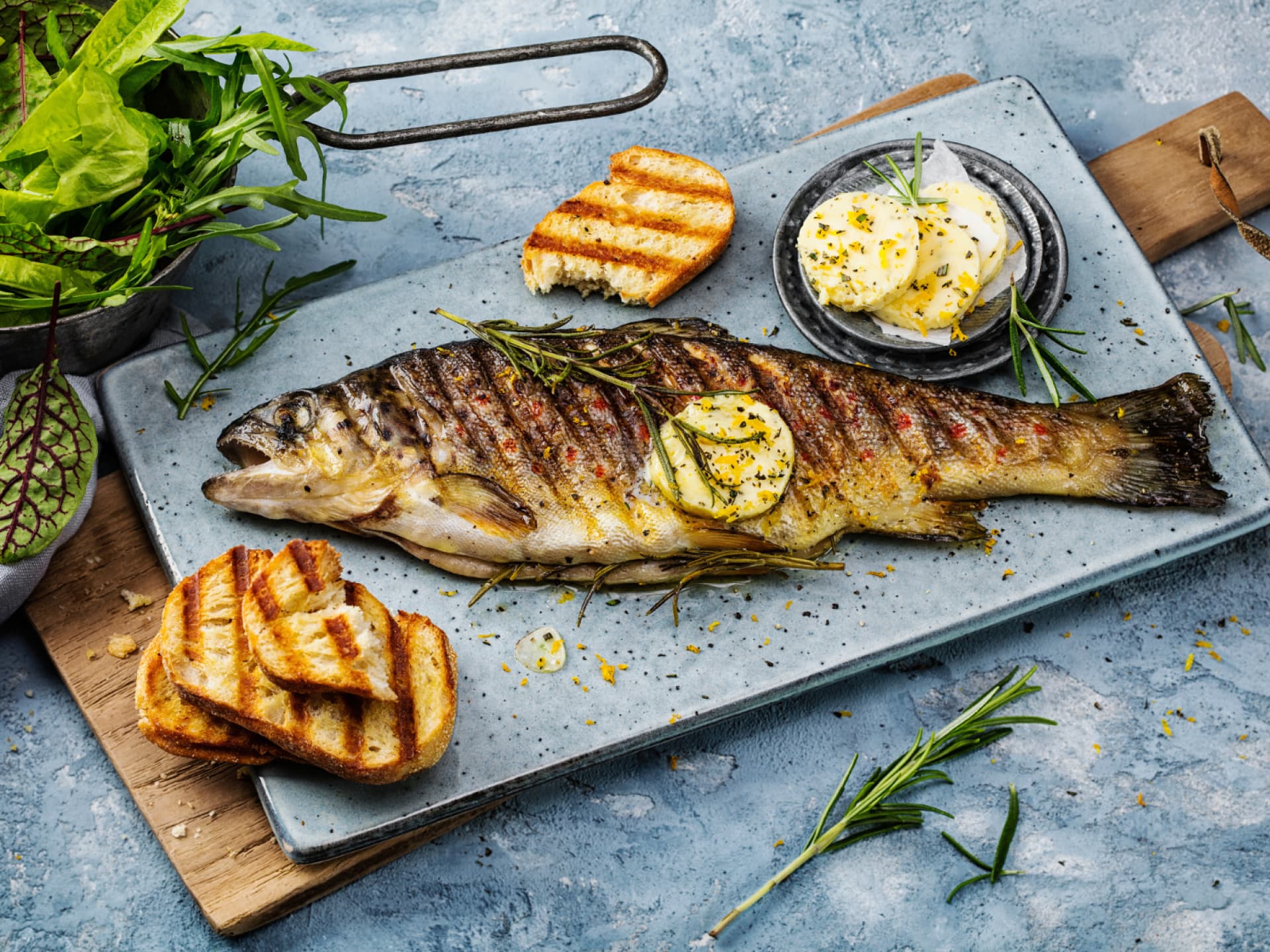 Gegrillte Forelle