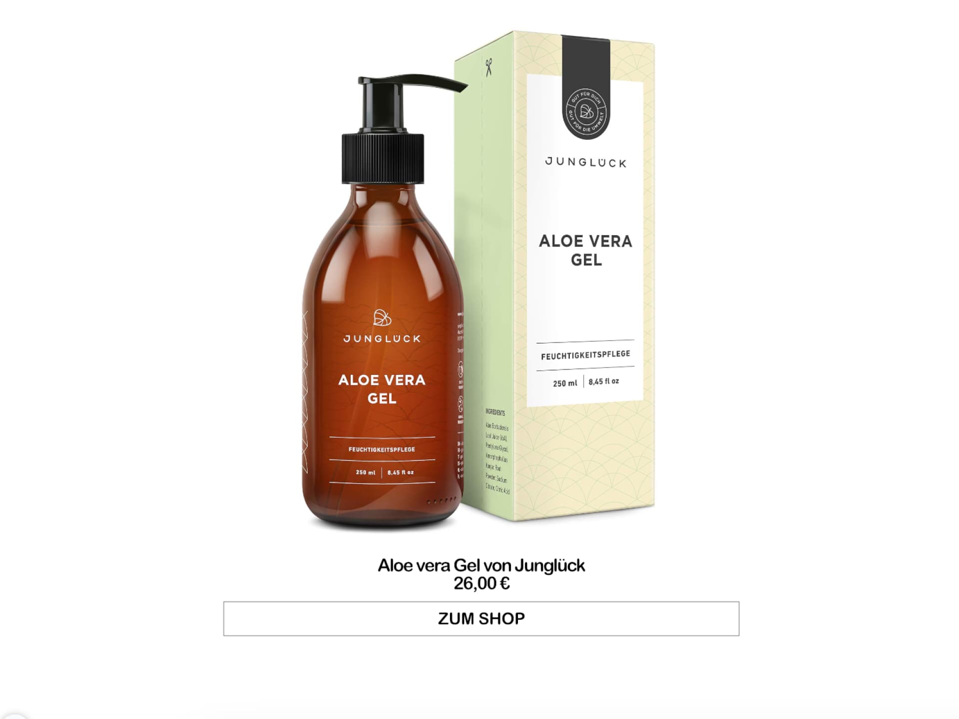 Aloe vera Gel von Junglück