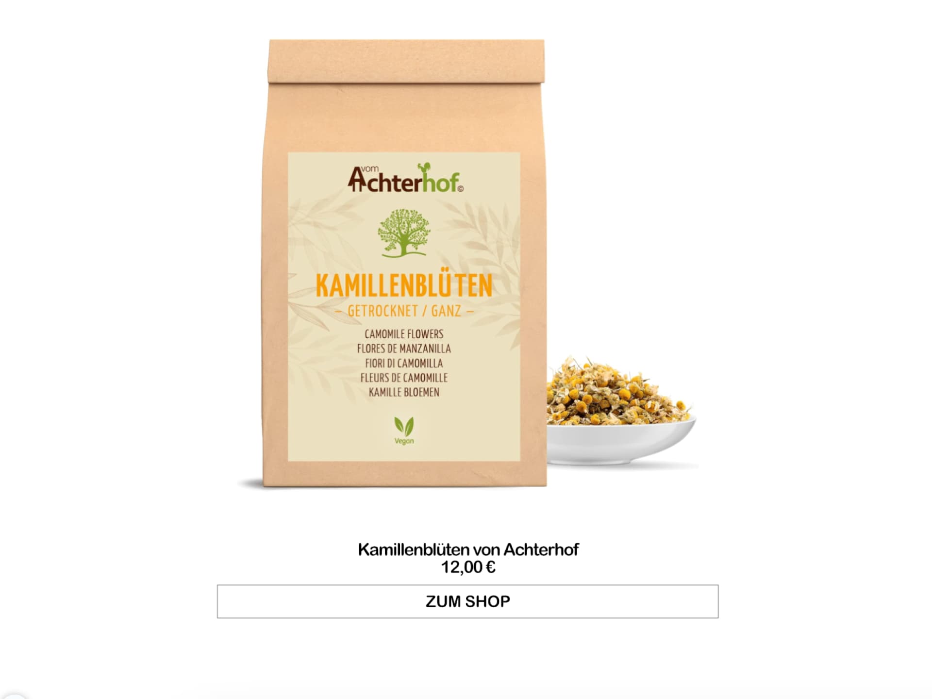 Kamillentee von Achterhof
