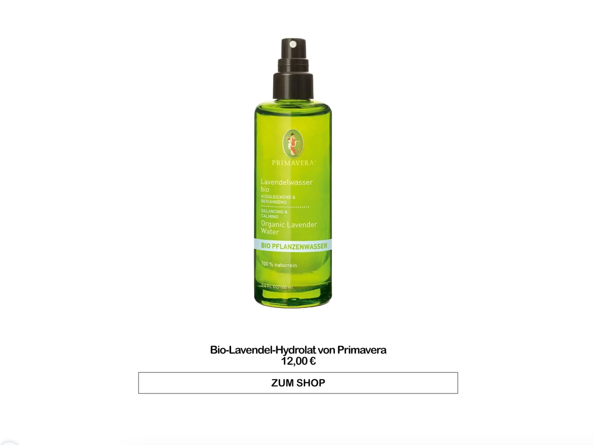 Lavendel-Hydrolat von Primavera