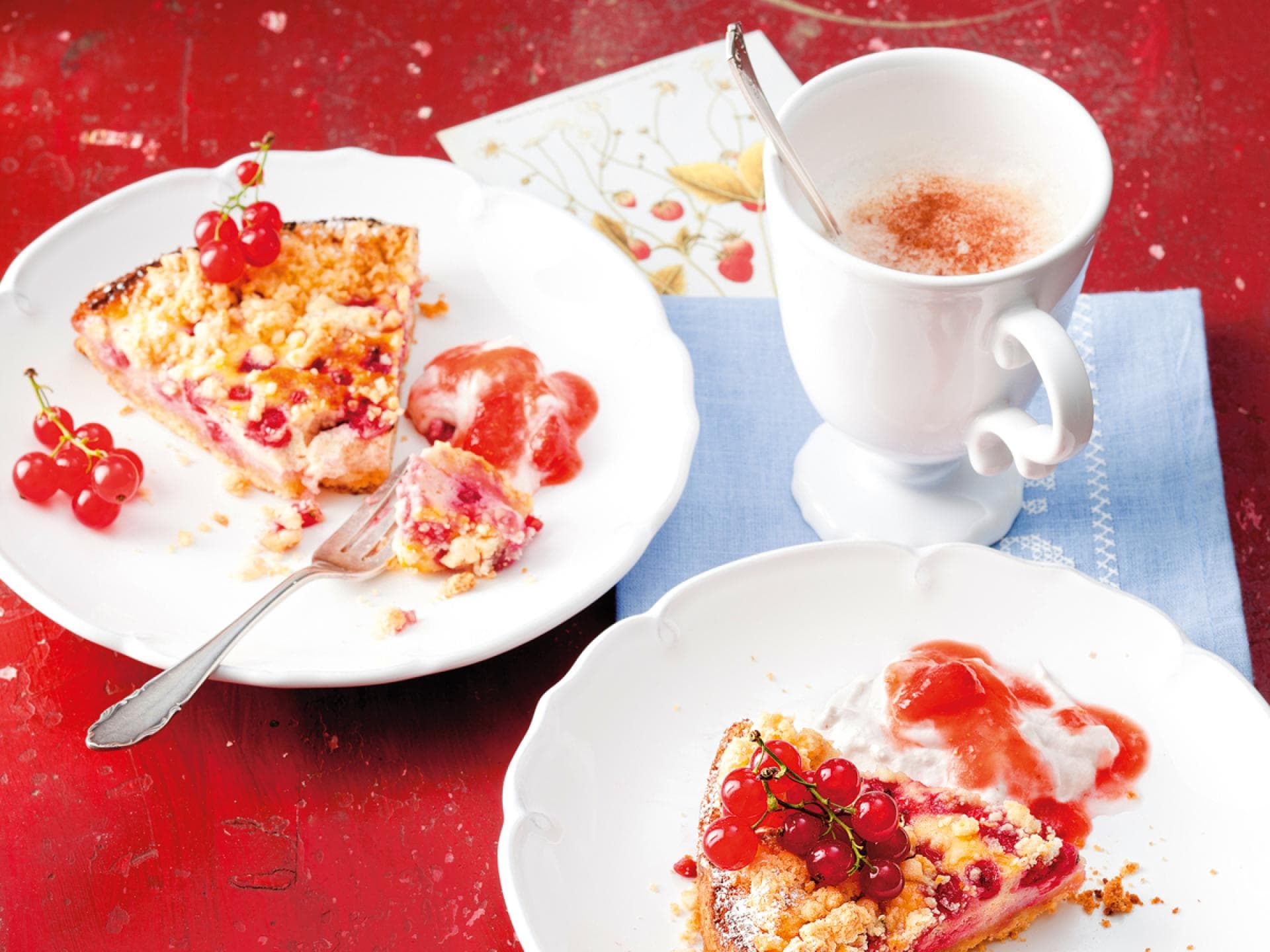 Johannisbeer-Erdbeer-Kuchen 