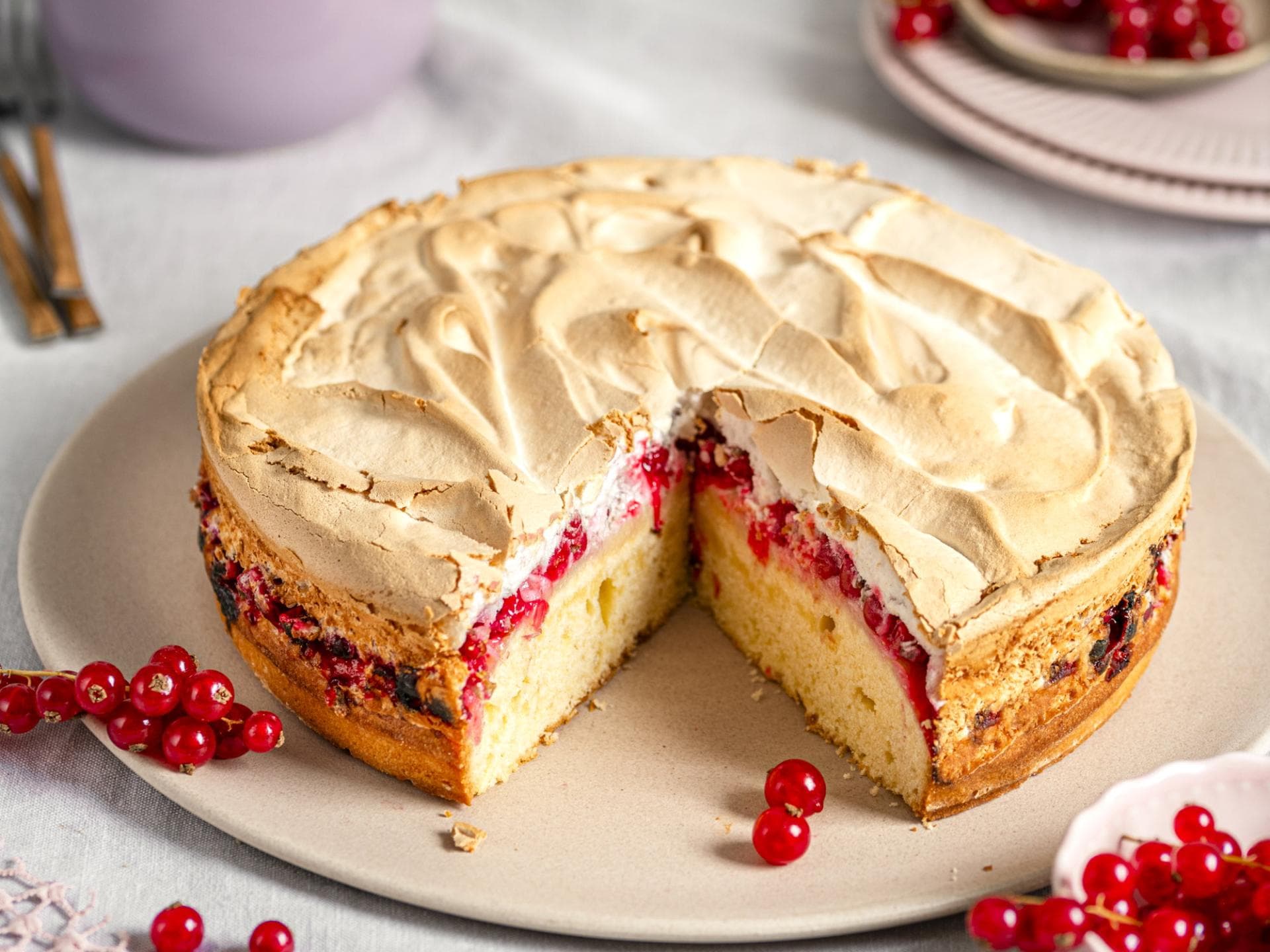 Rührkuchen mit Johannisbeeren 