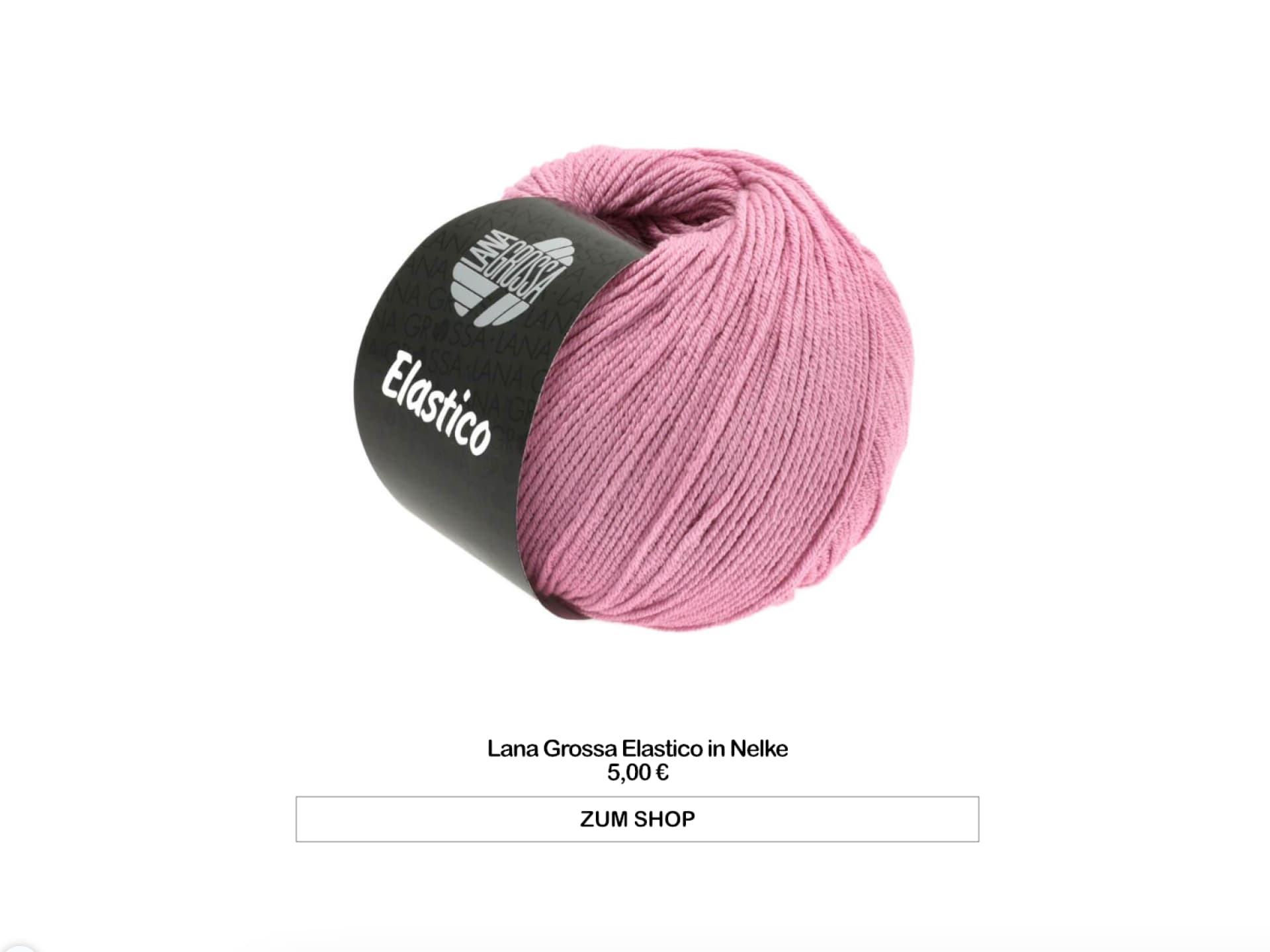 Lana Grossa Elastico in Nelke