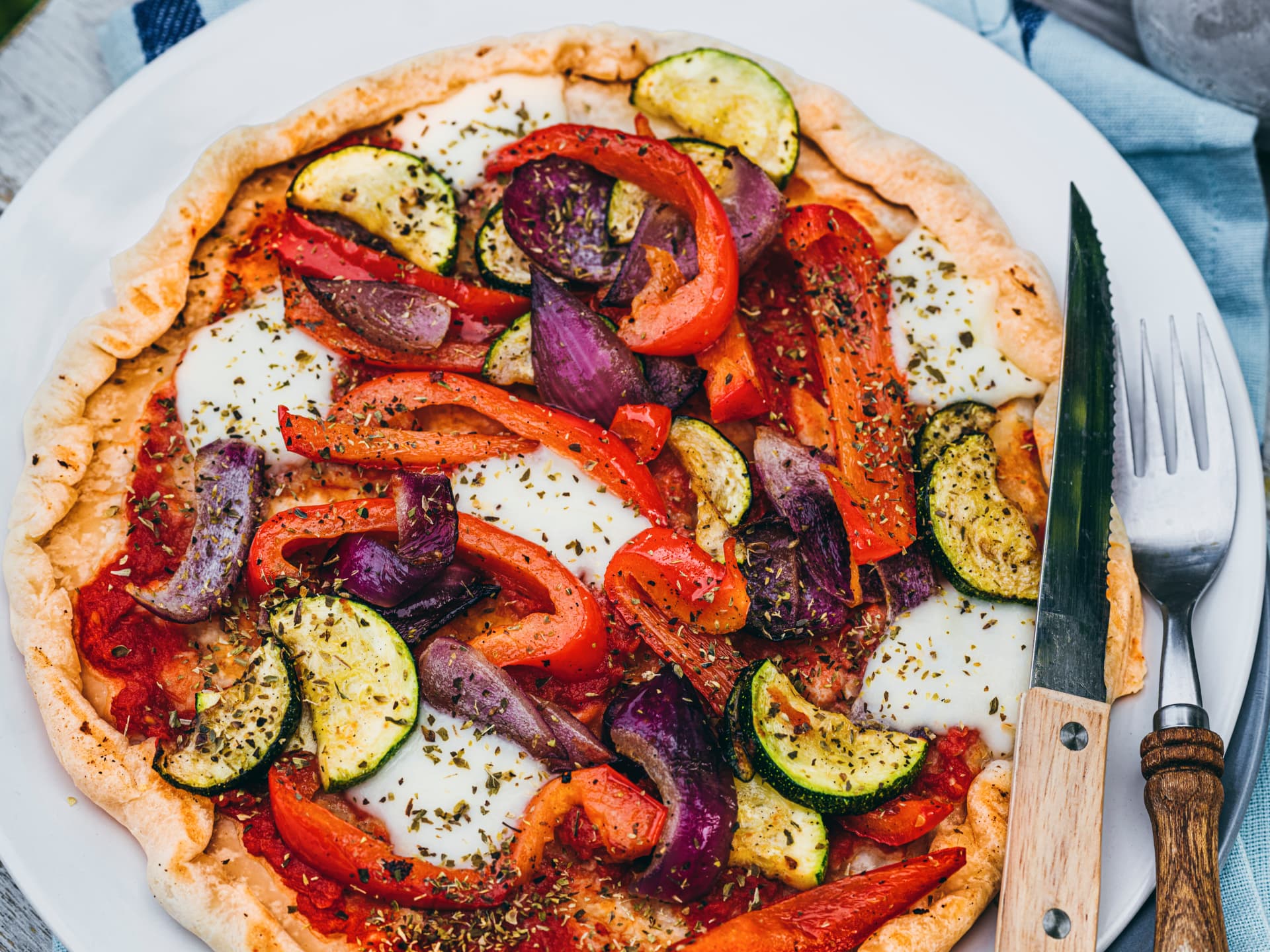 Pizza vom Grill