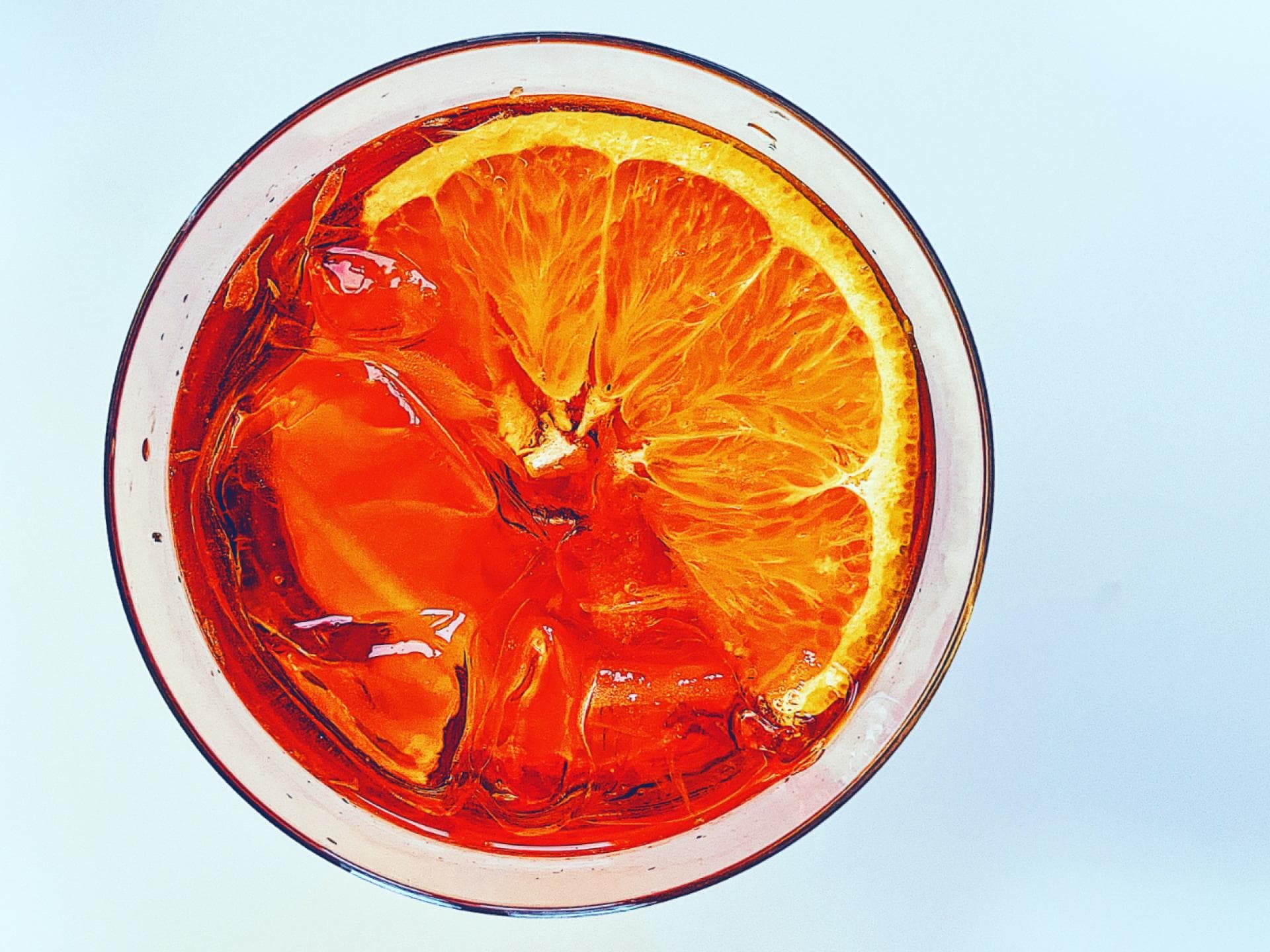 Sommer-Cocktail Negroni Spritz