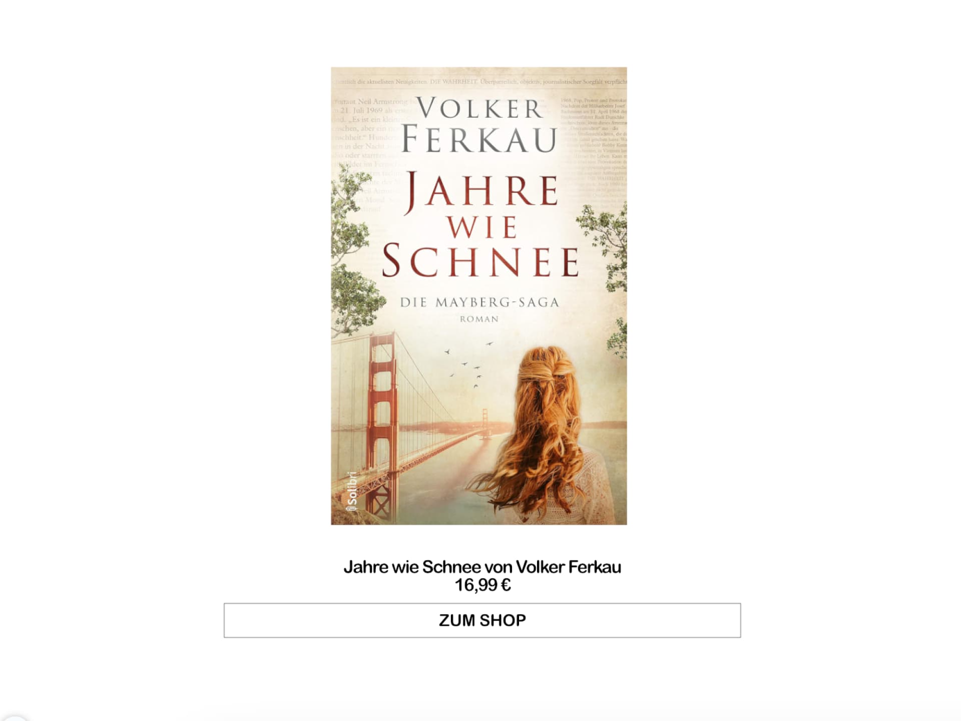 Jahre wie Schnee von Volker Ferkau