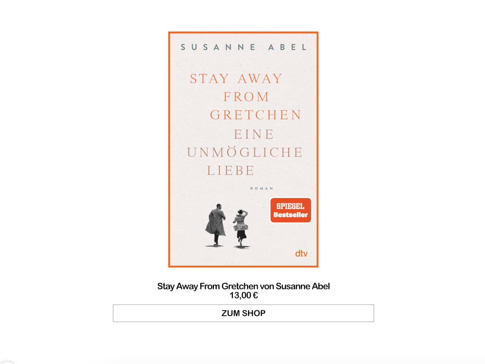 Stay away from Gretchen von Susanne Abel
