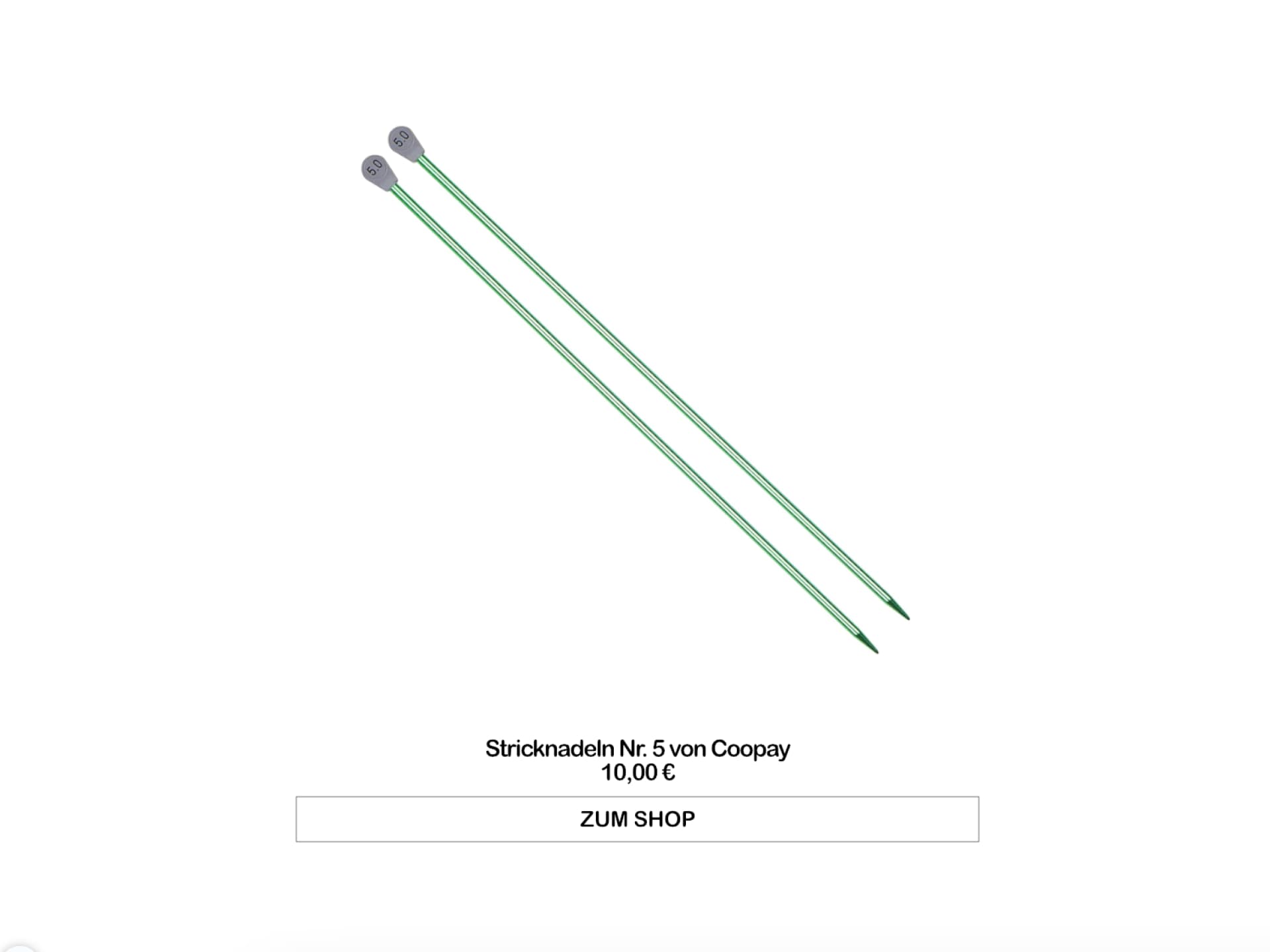 Stricknadeln Nr. 5 von Coopay