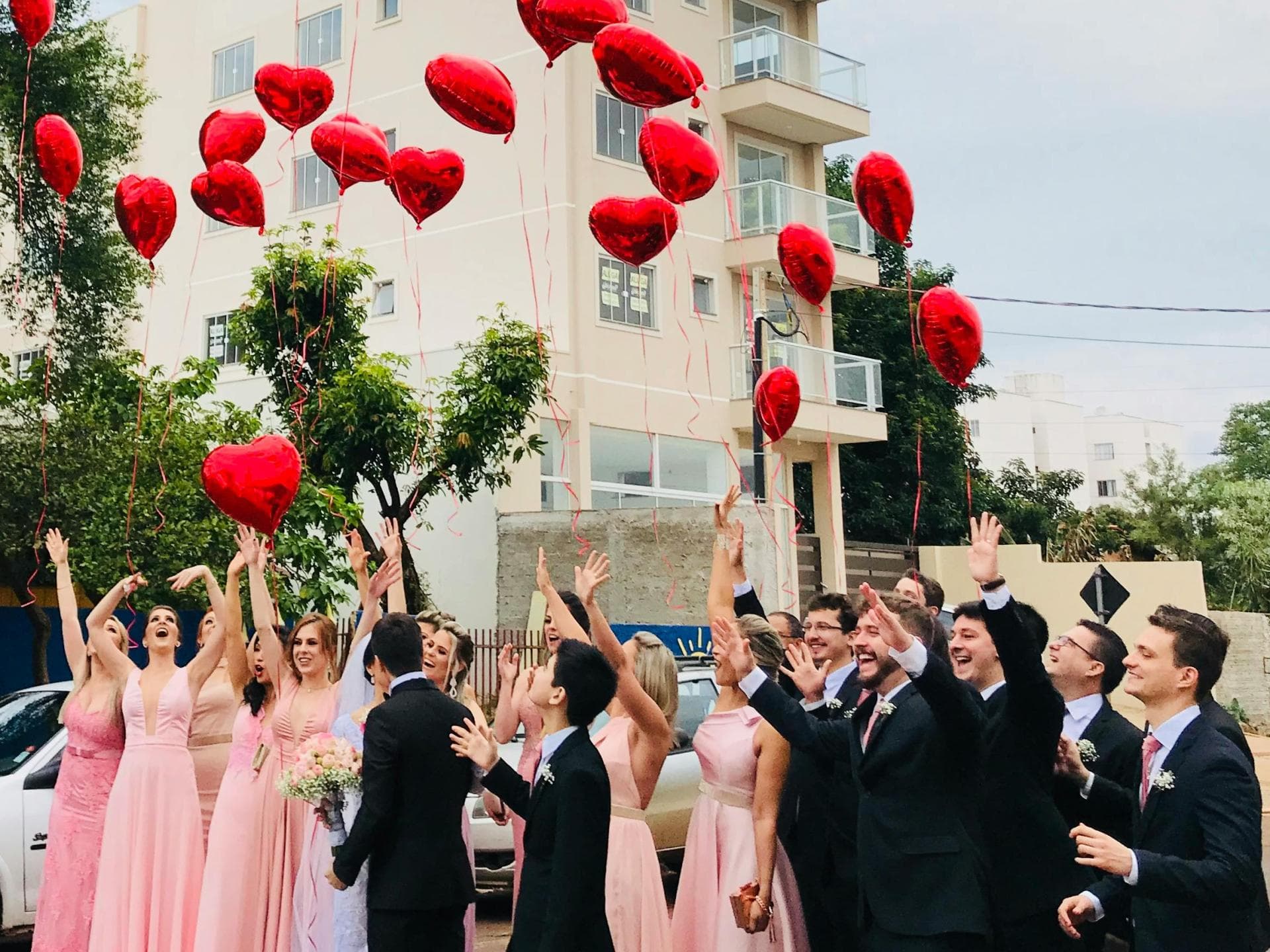 Aufgaben für Hochzeitsgäste Ballons bei der Hochzeit