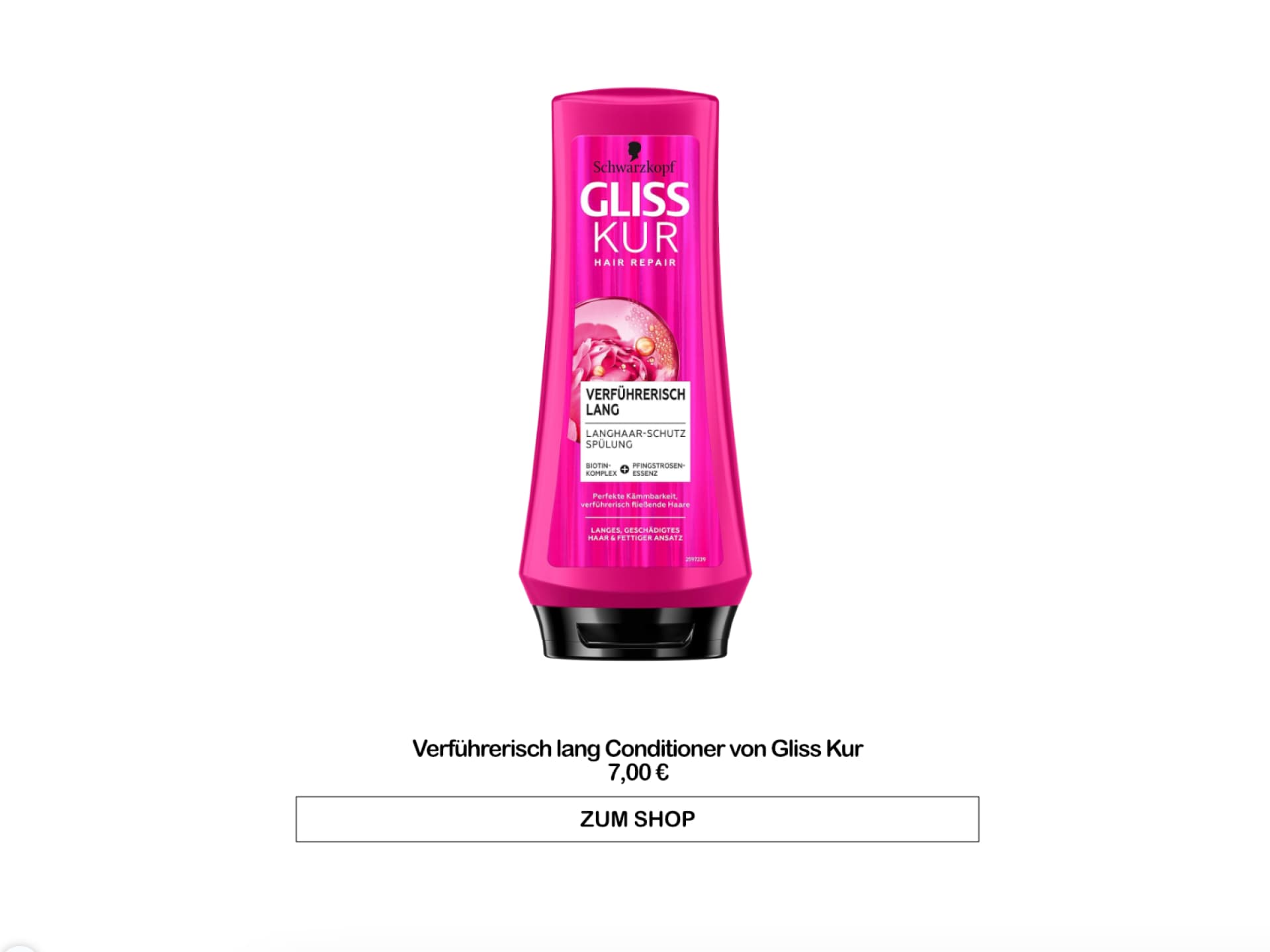 Bester Conditioner Drogerie - Verführerisch lang Conditioner von Gliss Kur