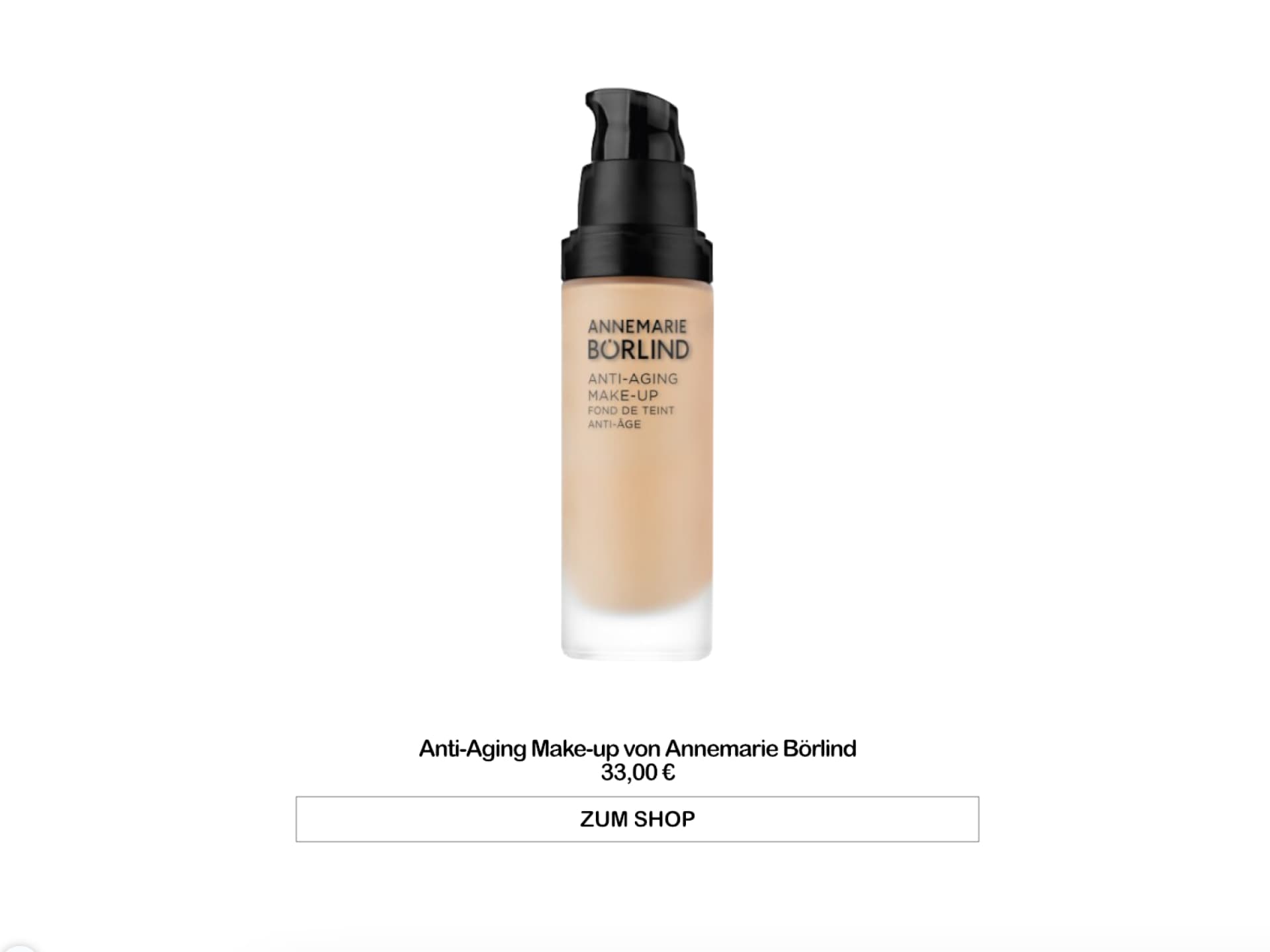 Anti-Aging Make-up von Annemarie Börlind
