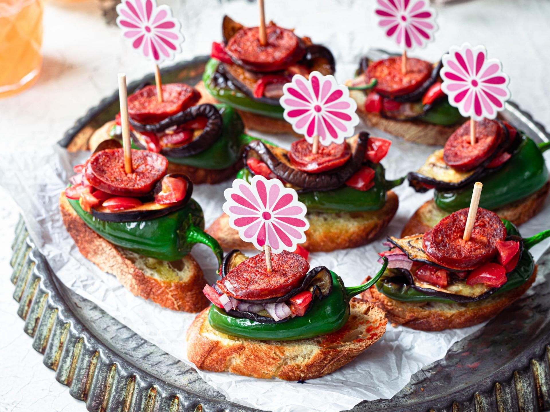 Auberginen-Tapas 