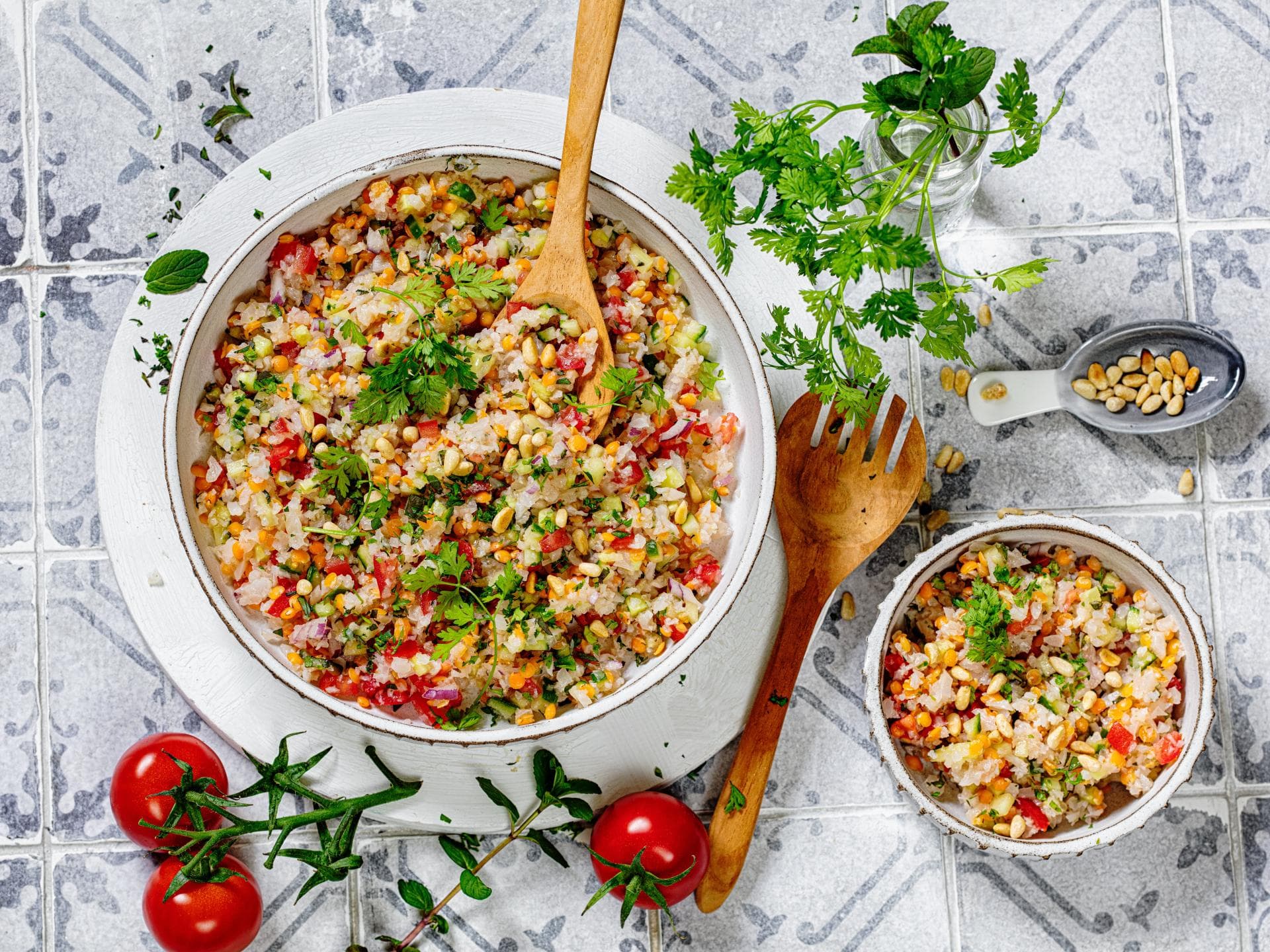 Blumenkohl-Tabouleh