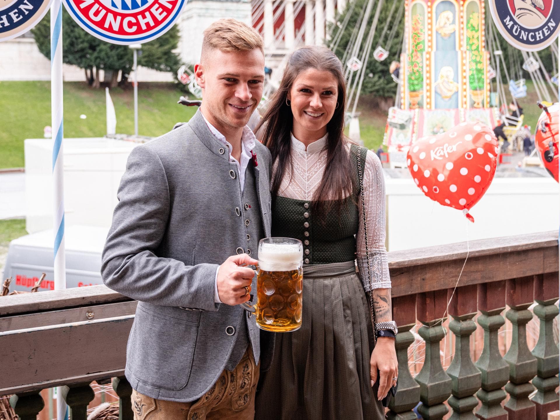 Joshua und Lina Kimmich auf dem Oktoberfest Joshua und Lina Kimmich auf dem Oktoberfest