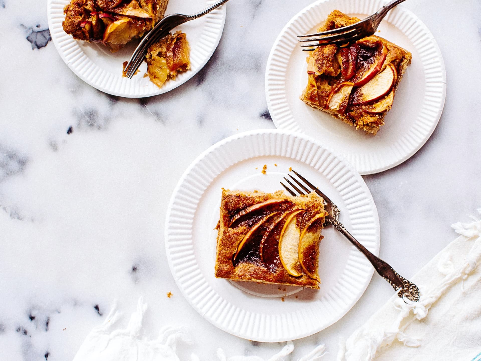 Sommerliche Apfeltarte