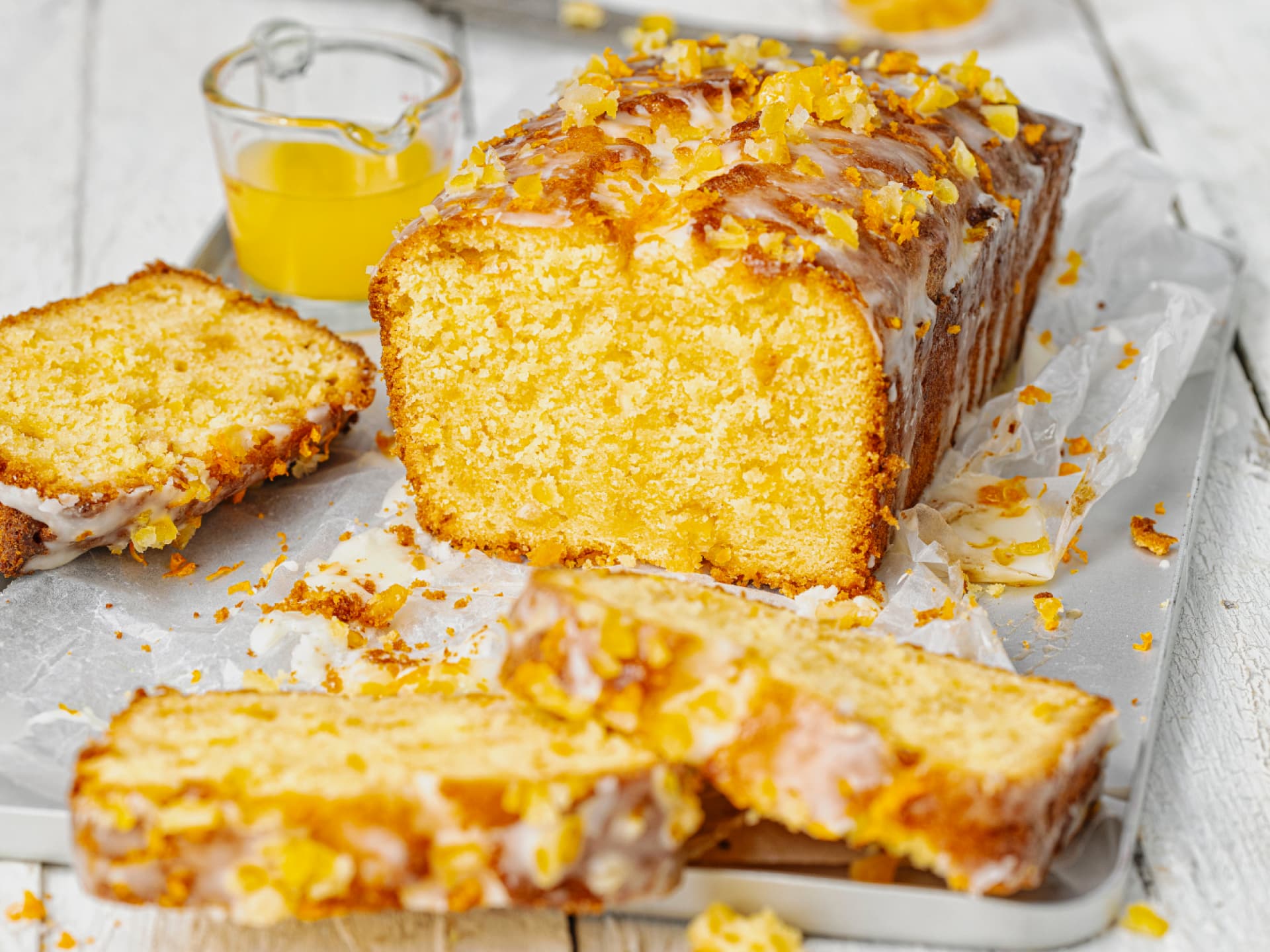 Erfrischender Orangenkuchen