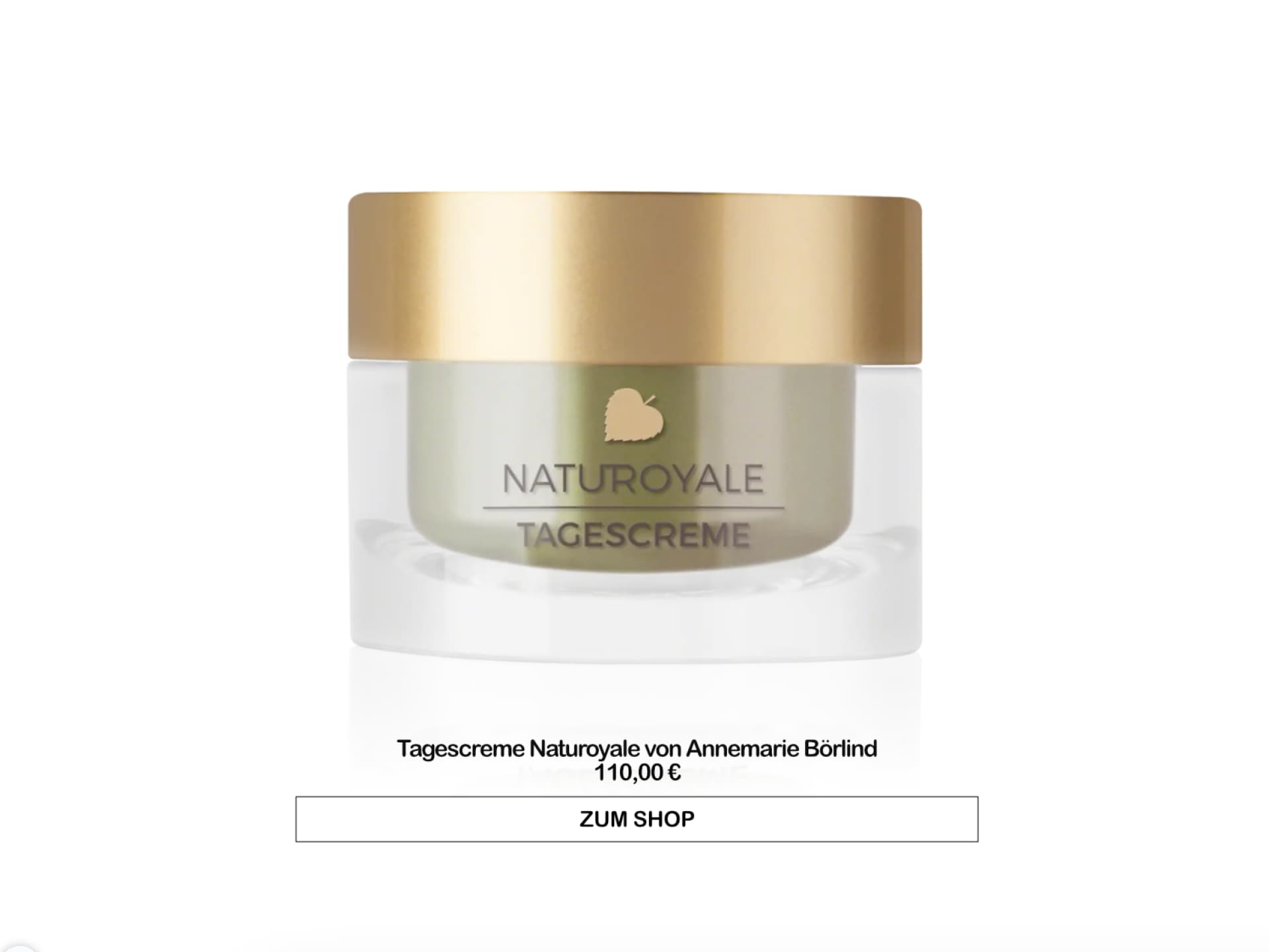 Naturoyale Tagescreme von Annemarie Börlind