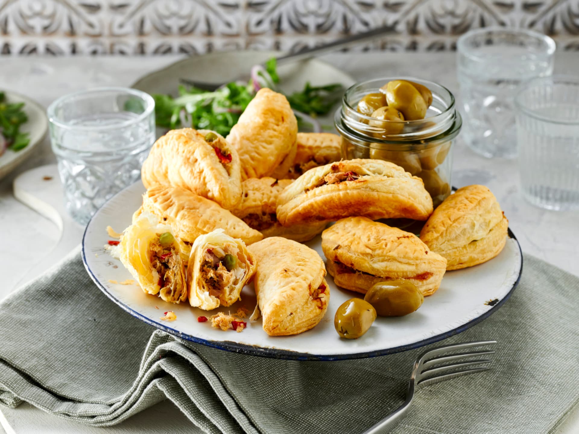Empanadas mit Oliven und Thunfisch 
