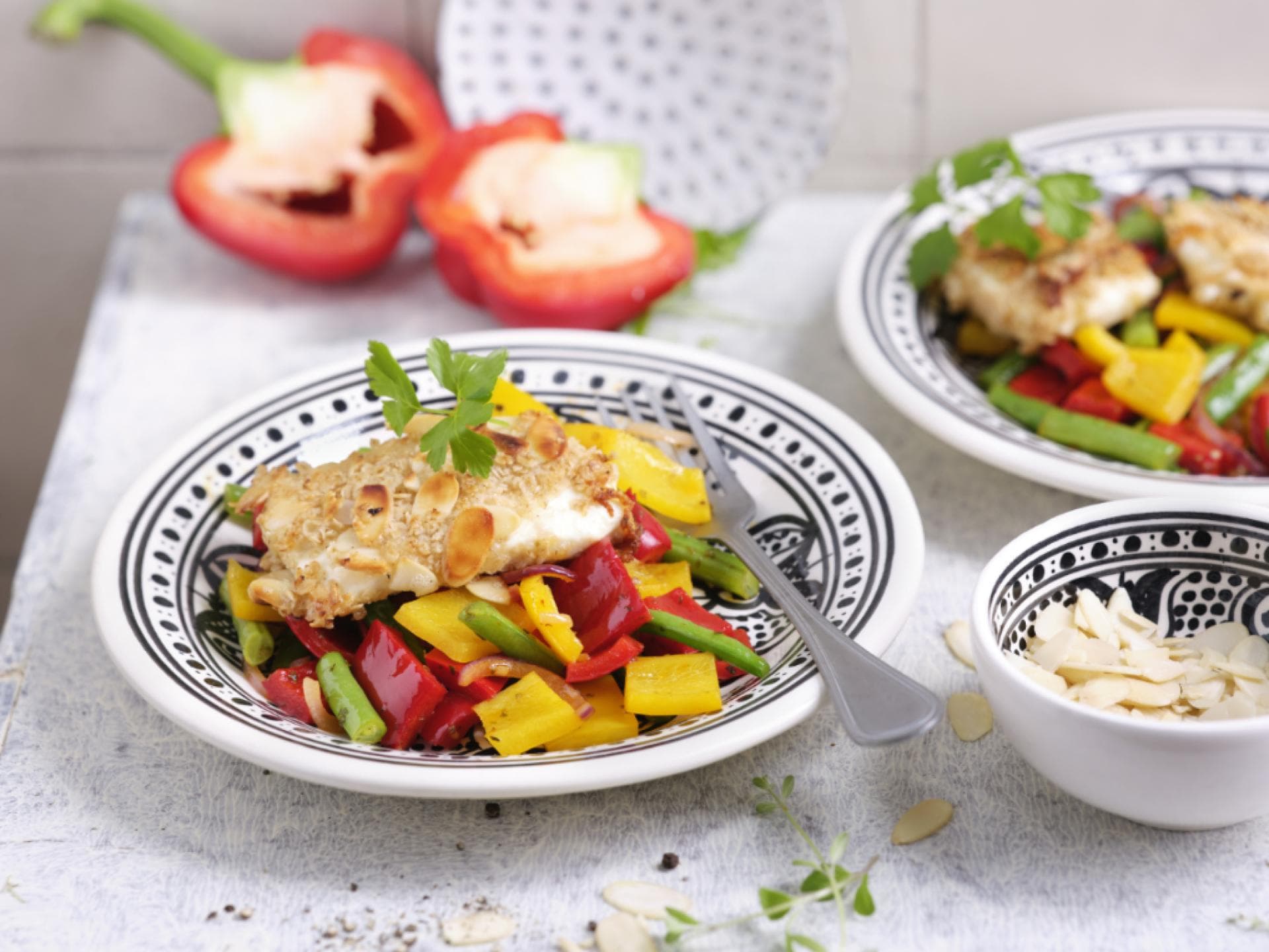  Feta mit Haferflocken-Panade