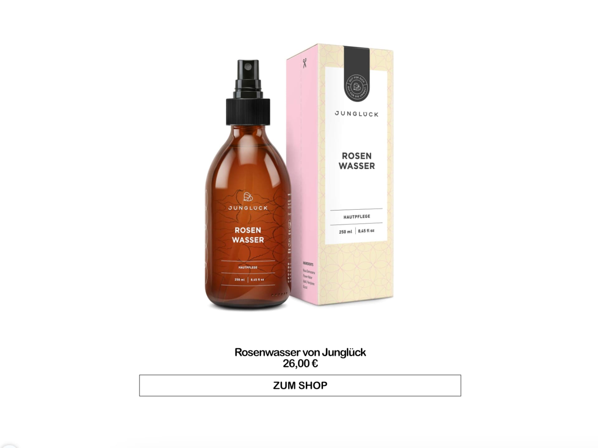 Rosenwasser von Junglück