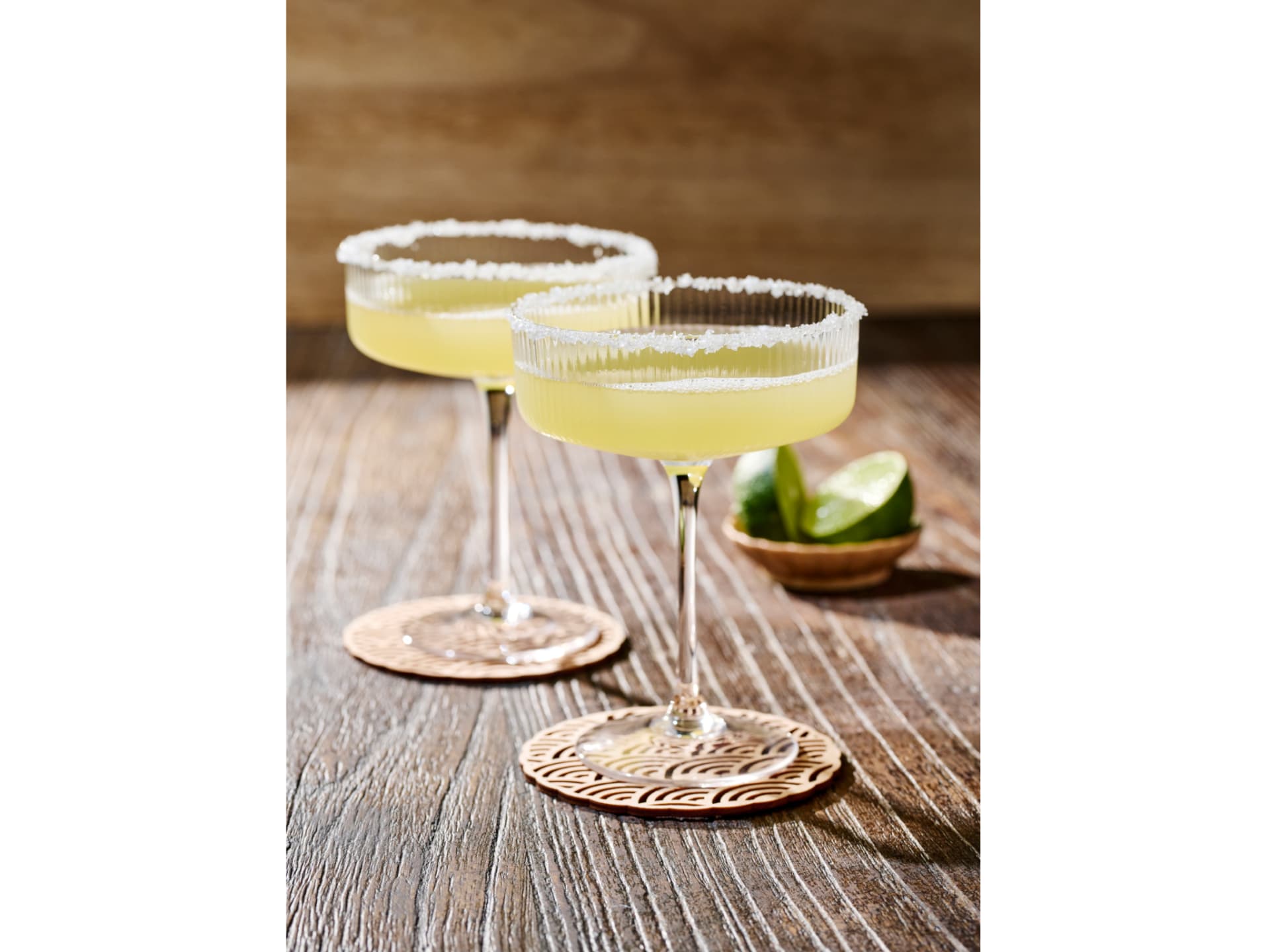 Virgin Margaritas ohne Alkohol und Zucker